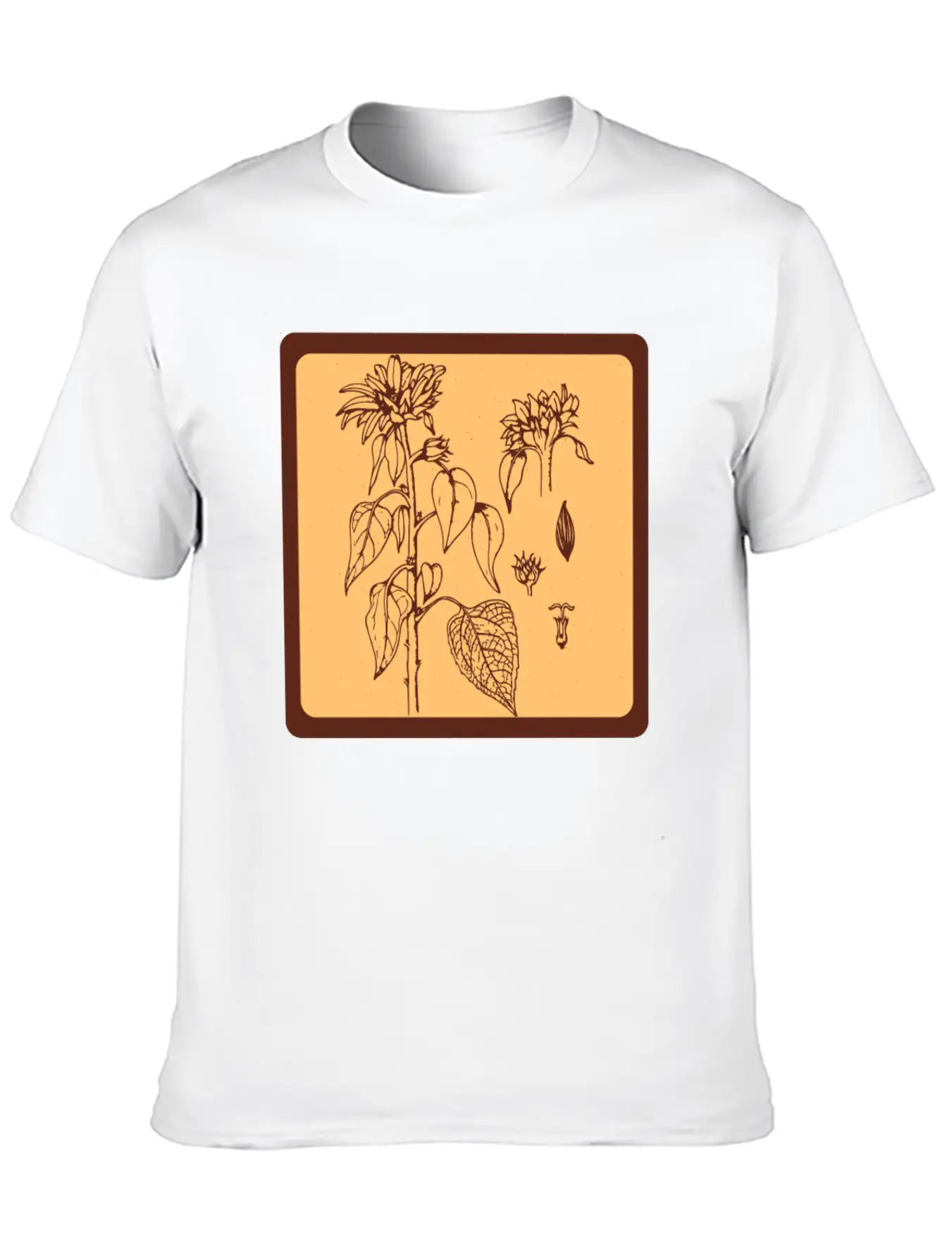 Gardening Sunflower Flowers Unisex Casual T-Shirt – Clean Design For Daily Comfort