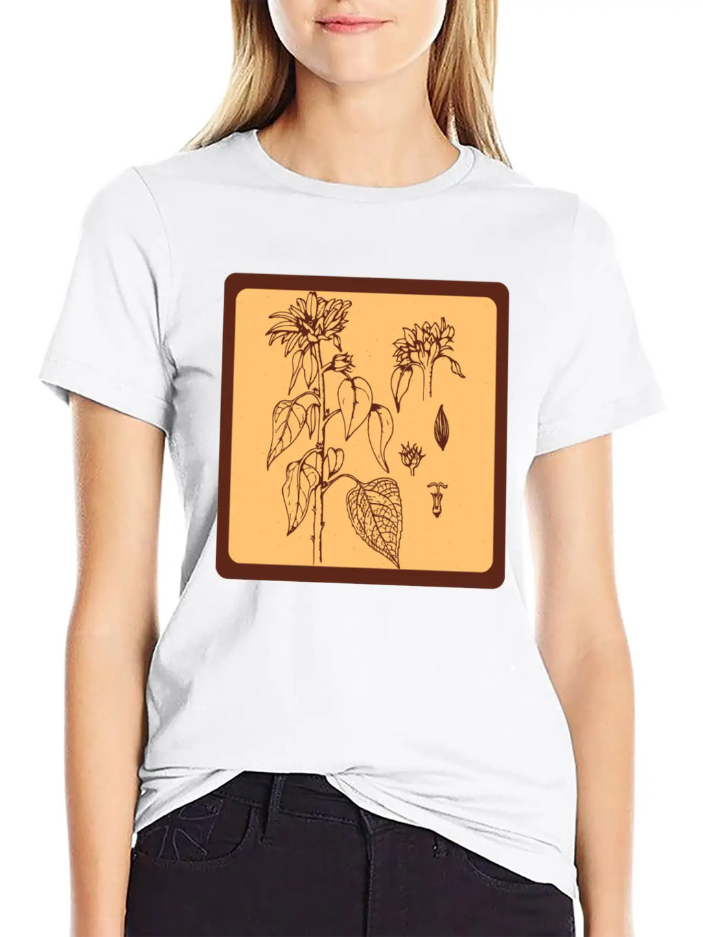 Gardening Sunflower Flowers Unisex Casual T-Shirt – Clean Design For Daily Comfort