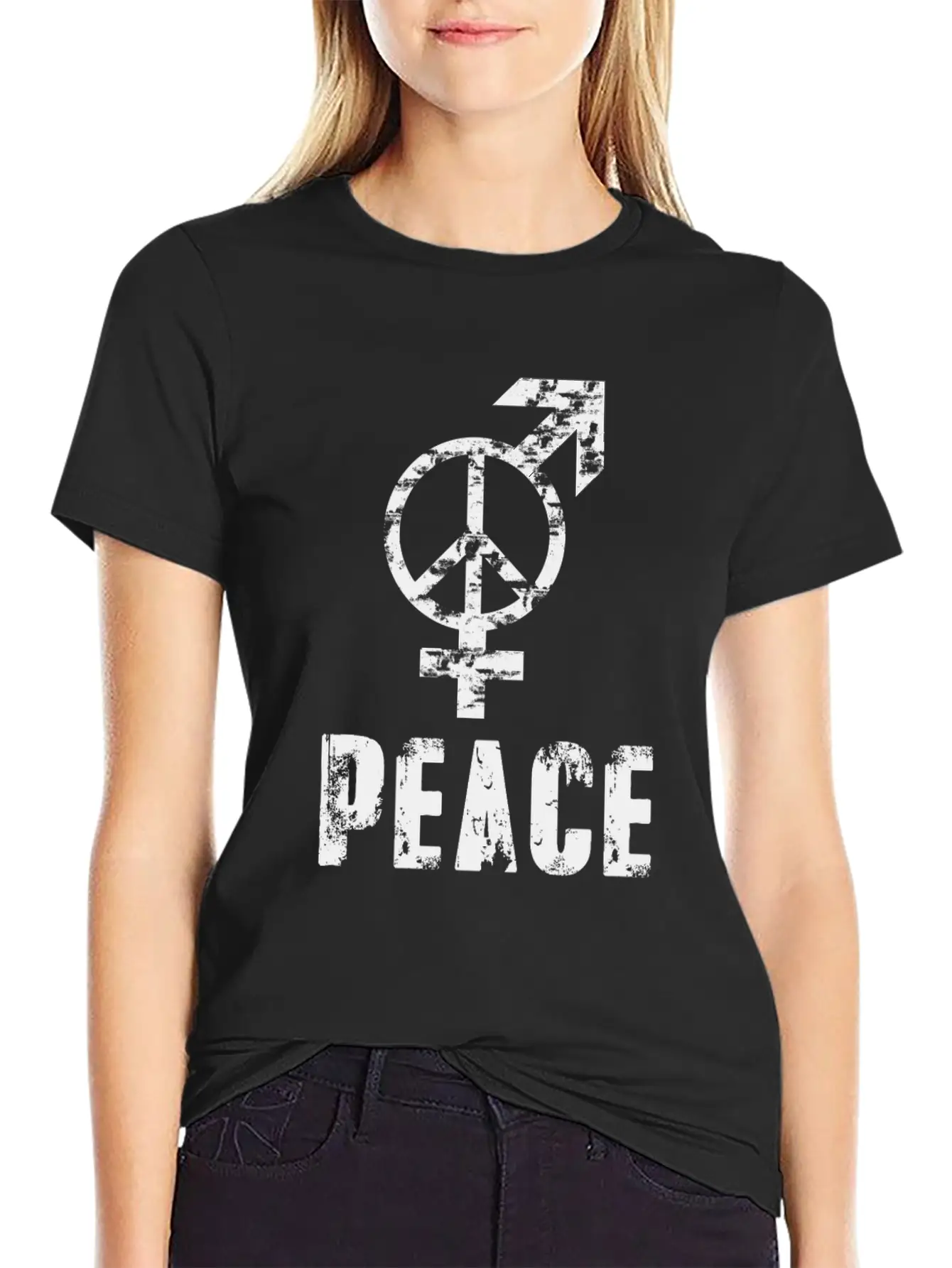 Gay Pride LGBT Peace Sign, LGBT Peace And Love Unisex Casual T-Shirt – Clean Design For Daily Comfort