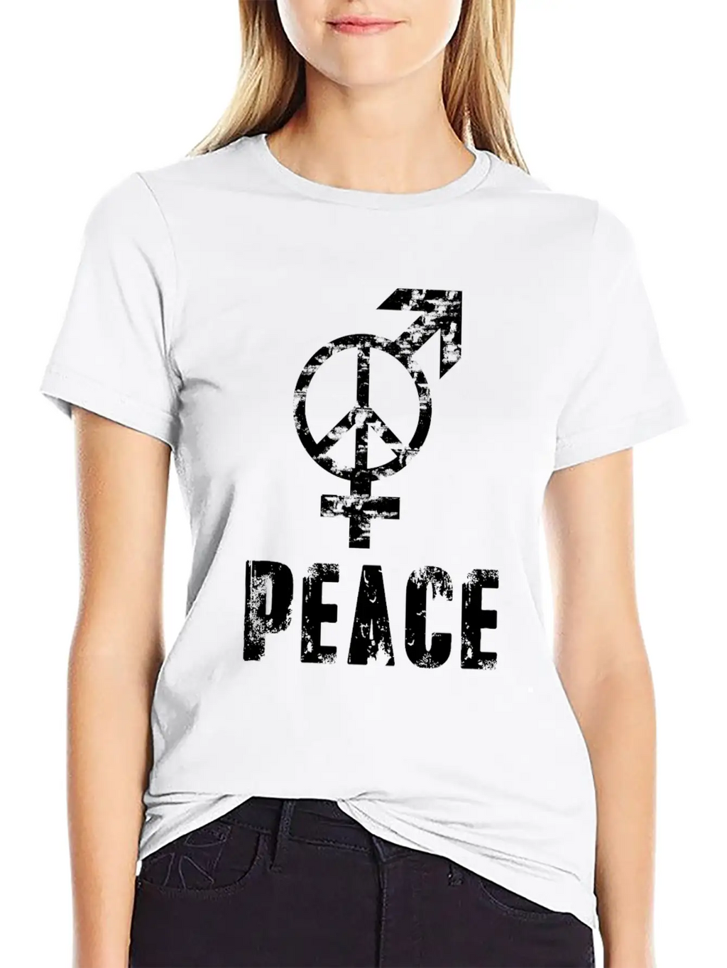 Gay Pride LGBT Peace Sign, LGBT Peace And Love Unisex Casual T-Shirt – Clean Design For Daily Comfort