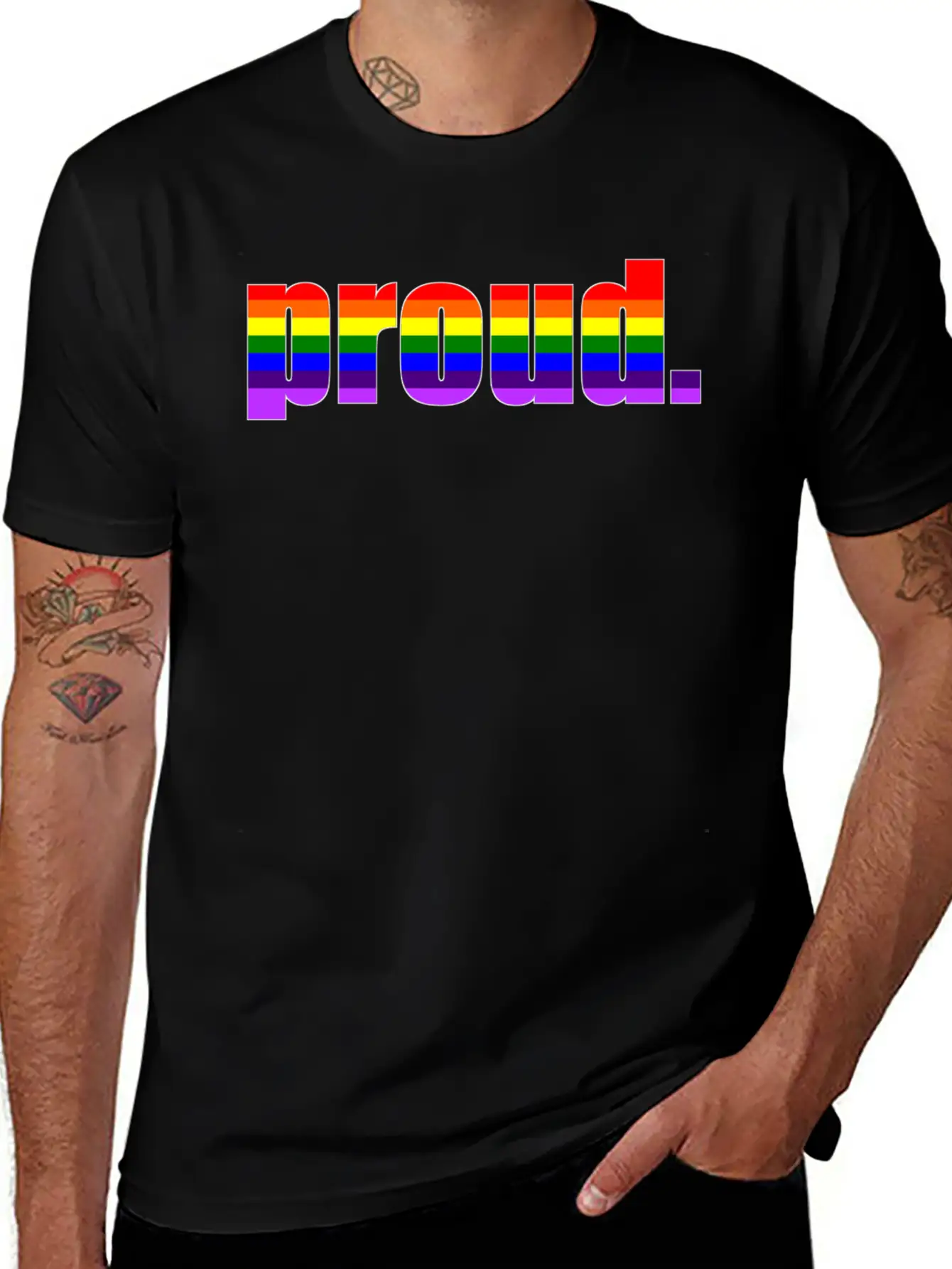 Gay Pride Unisex Short Sleeve Soft Cotton T-Shirt – Casual Everyday Wear