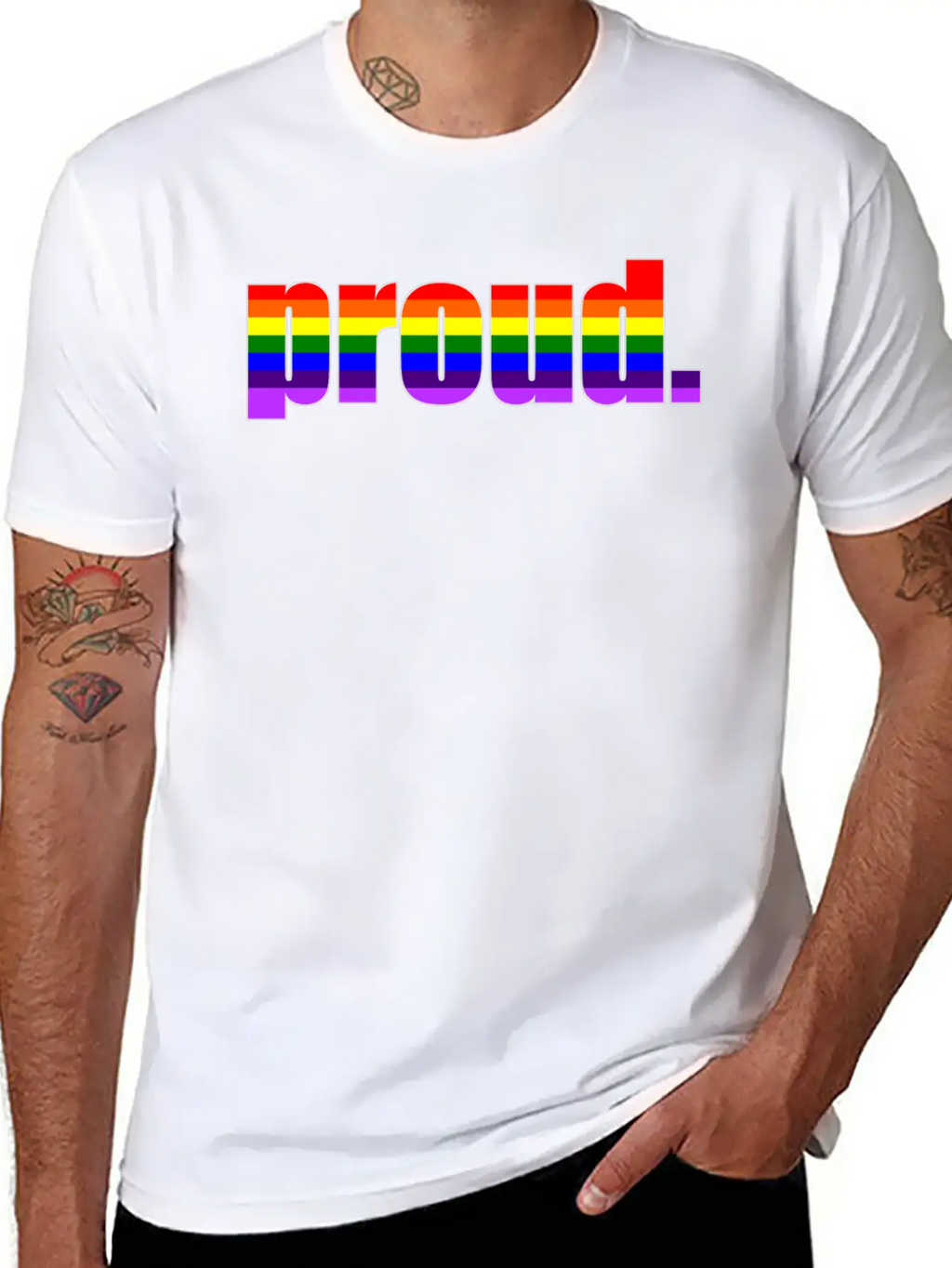 Gay Pride Unisex Short Sleeve Soft Cotton T-Shirt – Casual Everyday Wear