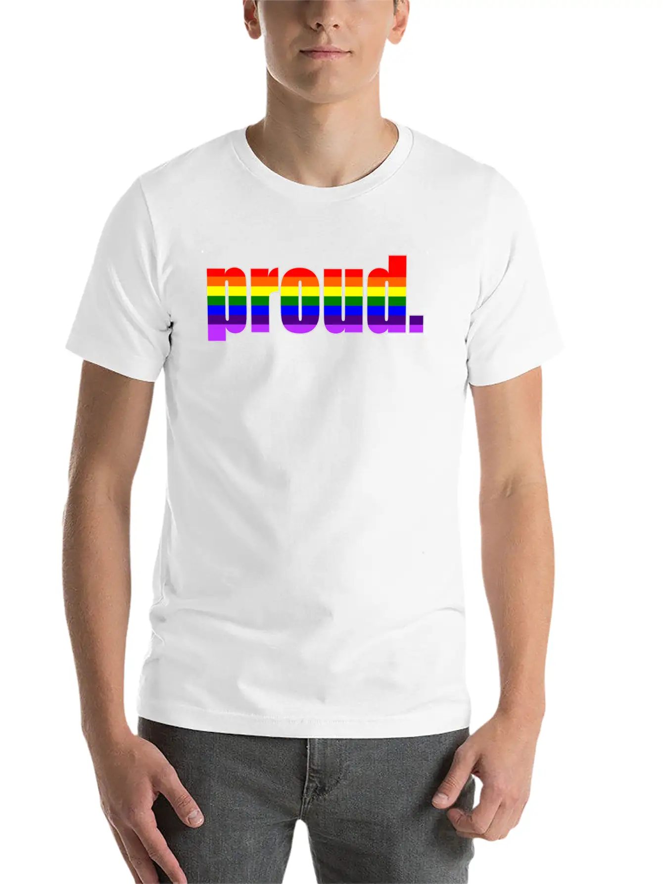 Gay Pride Unisex Short Sleeve Soft Cotton T-Shirt – Casual Everyday Wear