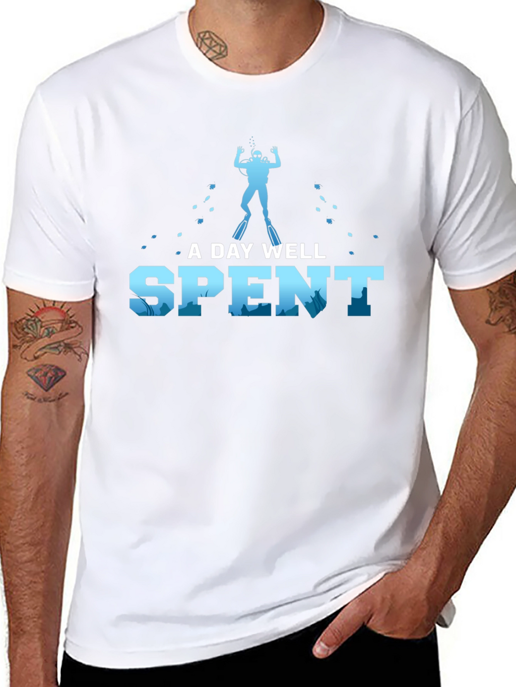 Diving T-Shirt: A Day Well Spent
