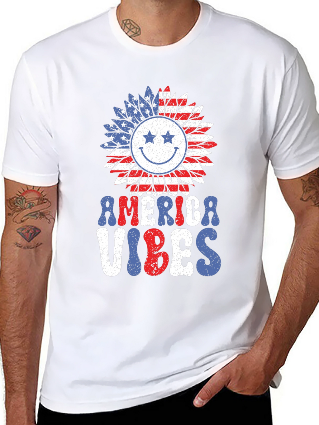 America Vibes Patriotic T-Shirt
