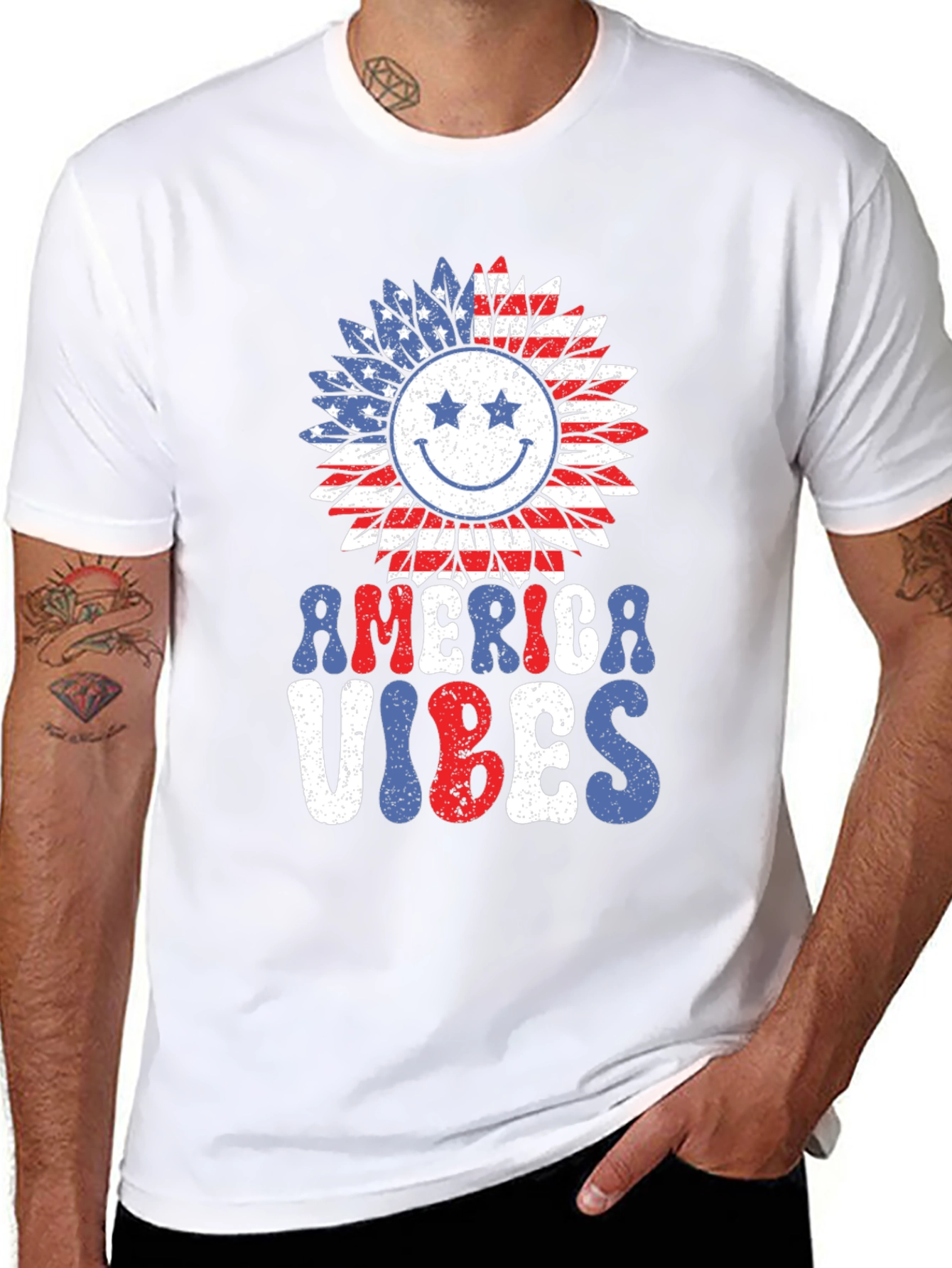America Vibes Patriotic T-Shirt
