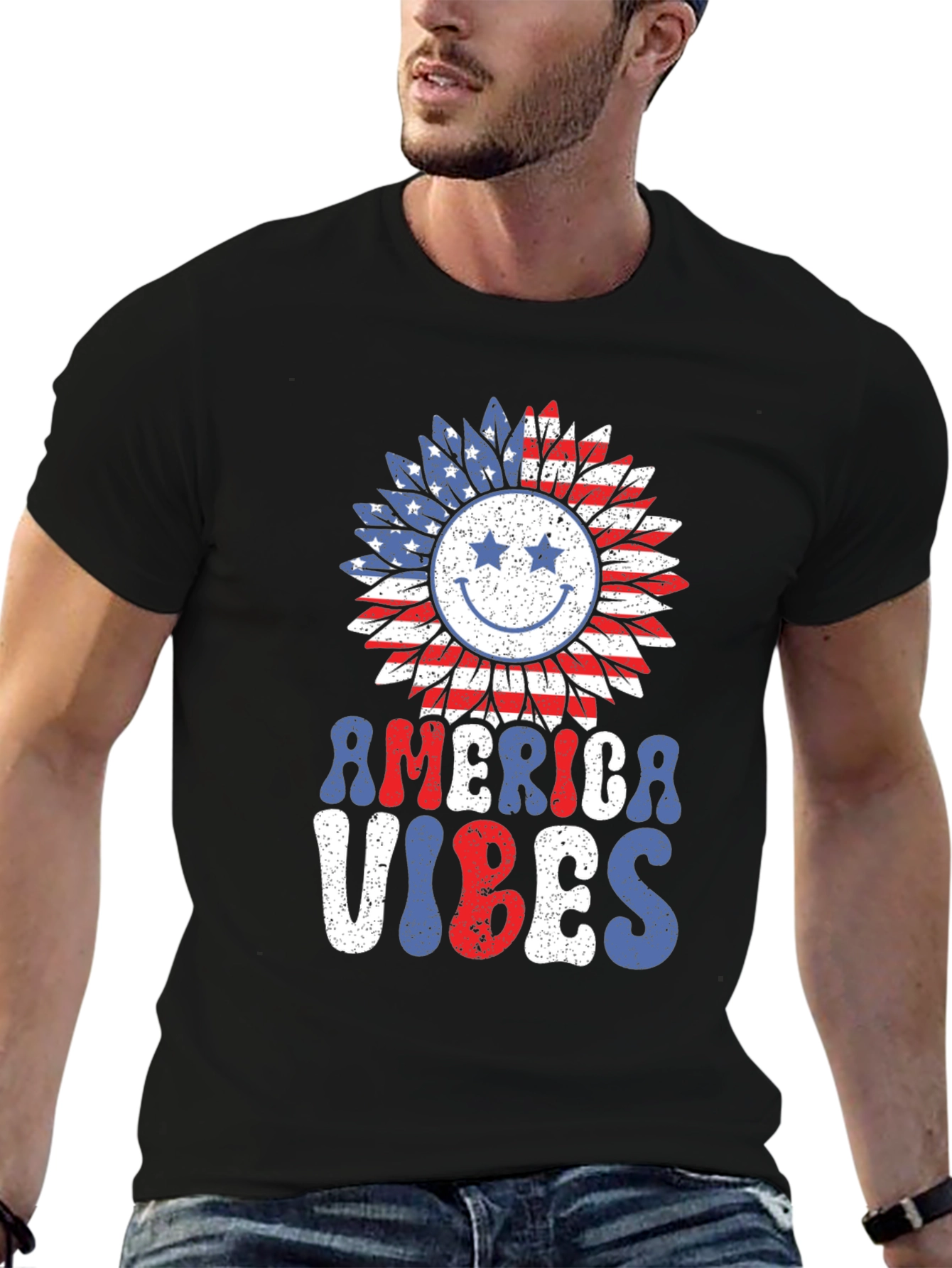 America Vibes Patriotic T-Shirt