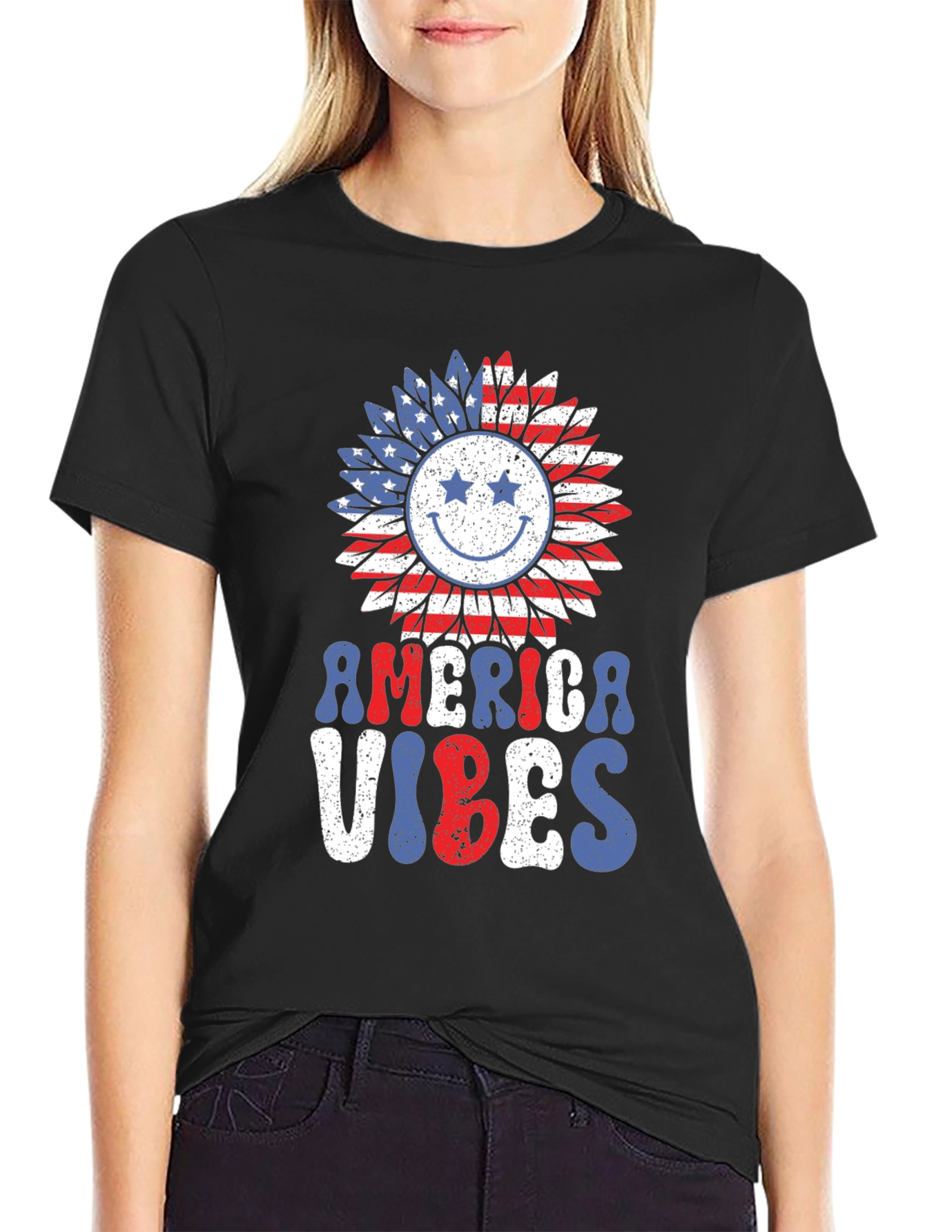 America Vibes Patriotic T-Shirt