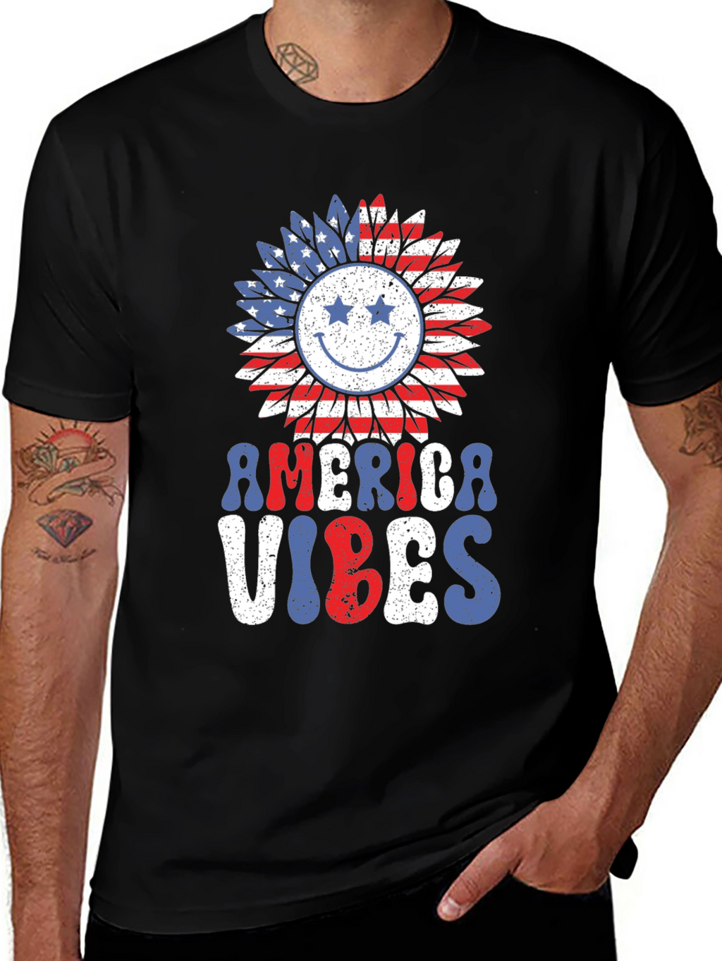 America Vibes Patriotic T-Shirt