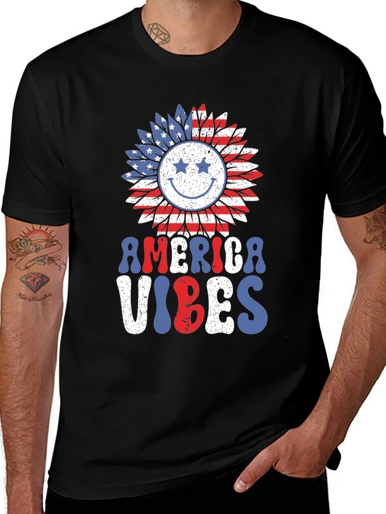 America Vibes Patriotic T-Shirt