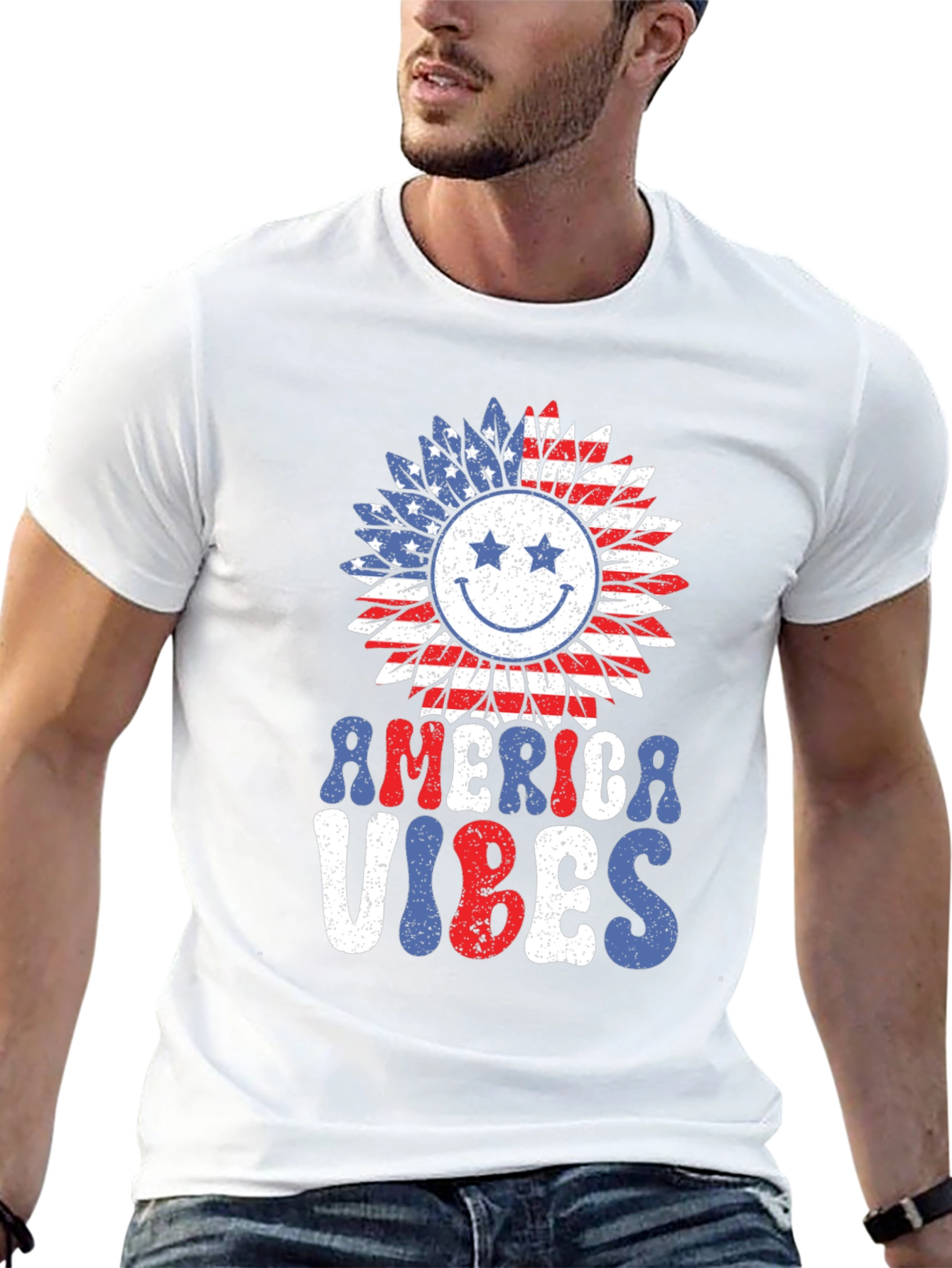 America Vibes Patriotic T-Shirt