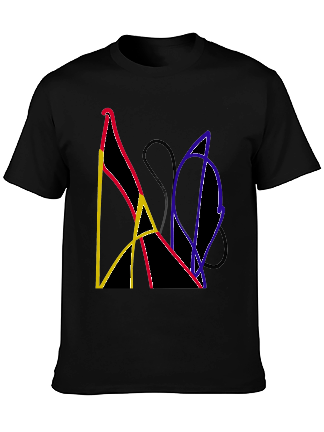 Abstract Graphic Tee - Modern Art Shirt