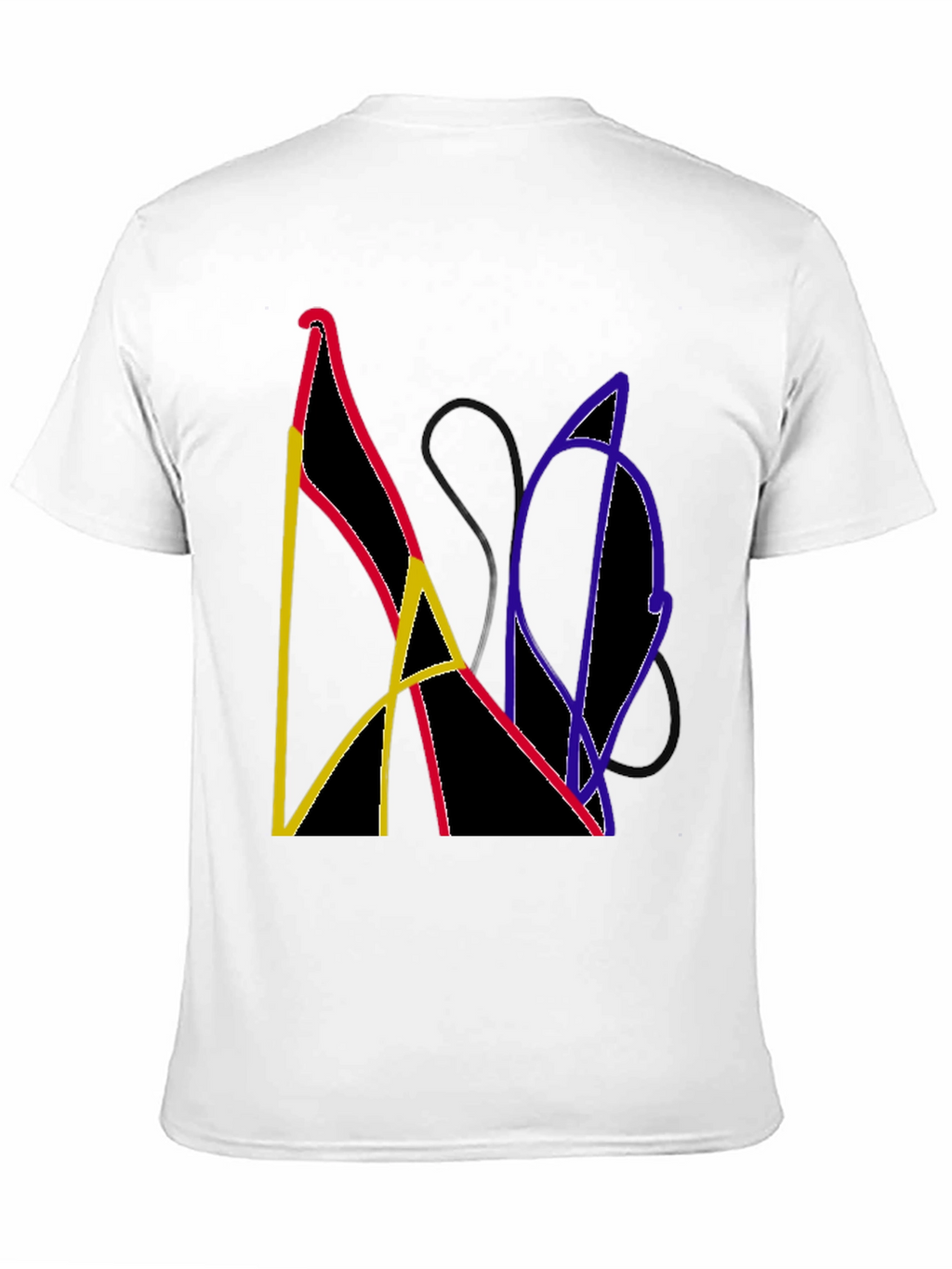 Abstract Graphic Tee - Modern Art Shirt