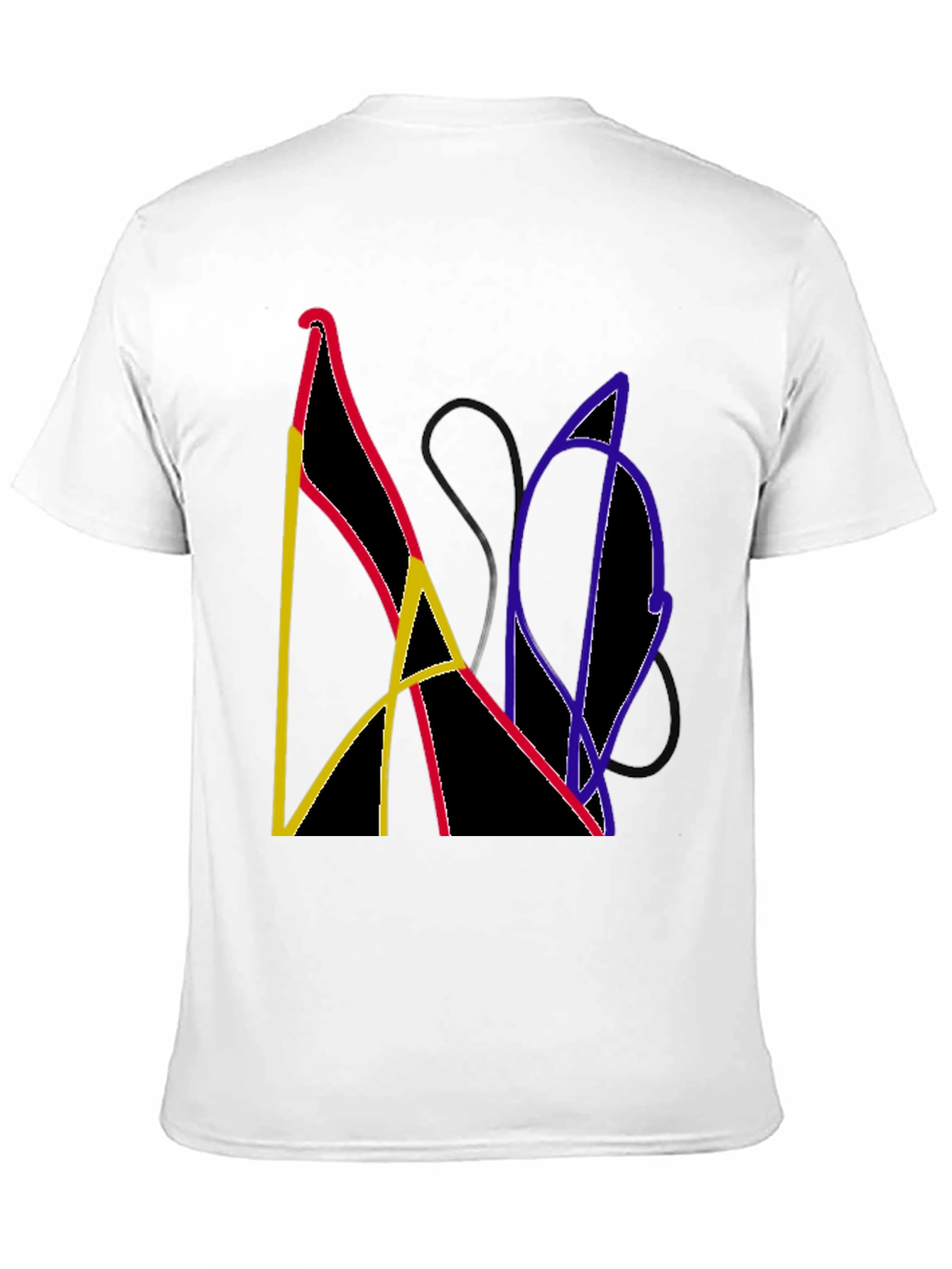 Abstract Graphic Tee - Modern Art Shirt