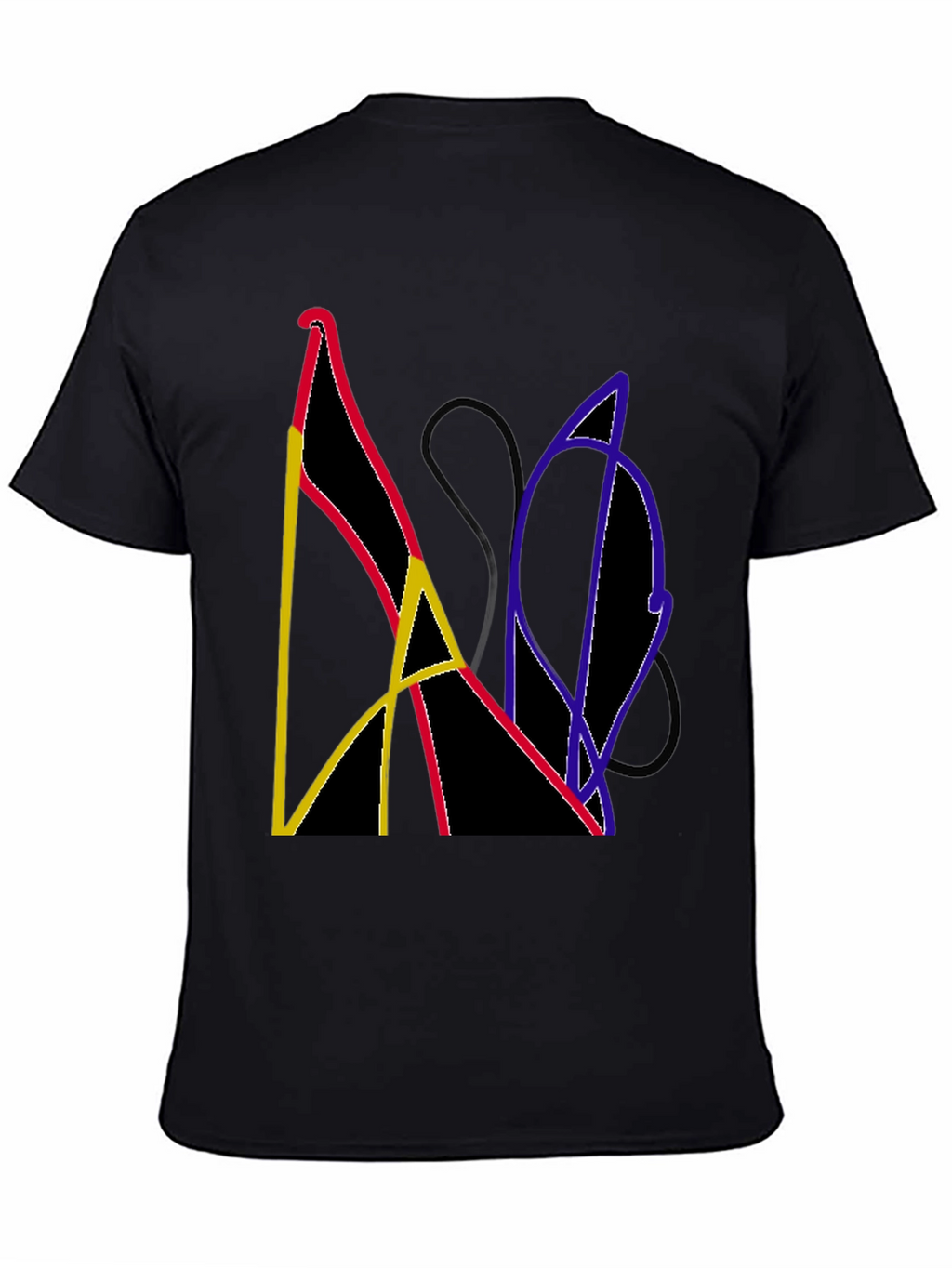 Abstract Graphic Tee - Modern Art Shirt