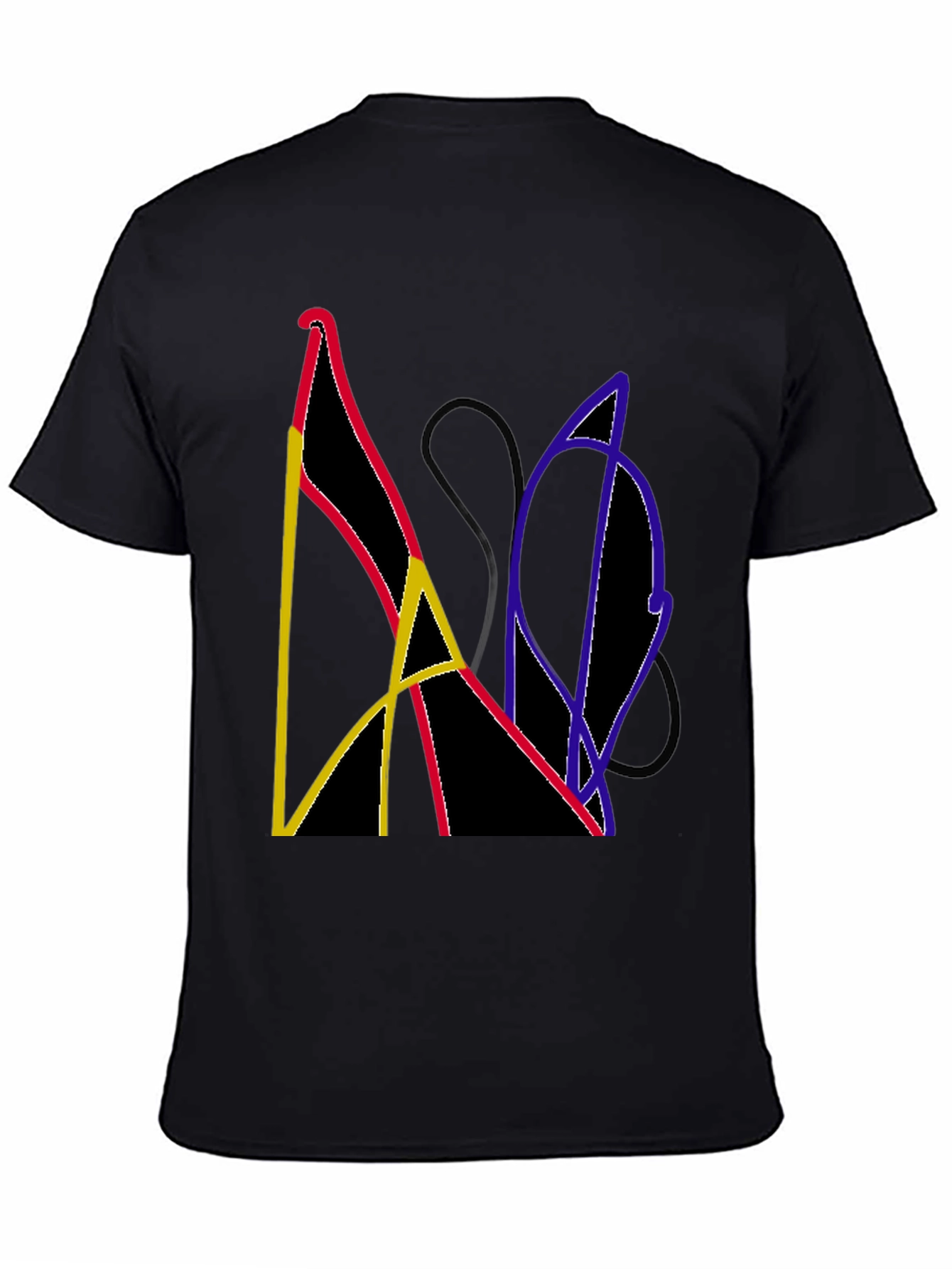 Abstract Graphic Tee - Modern Art Shirt