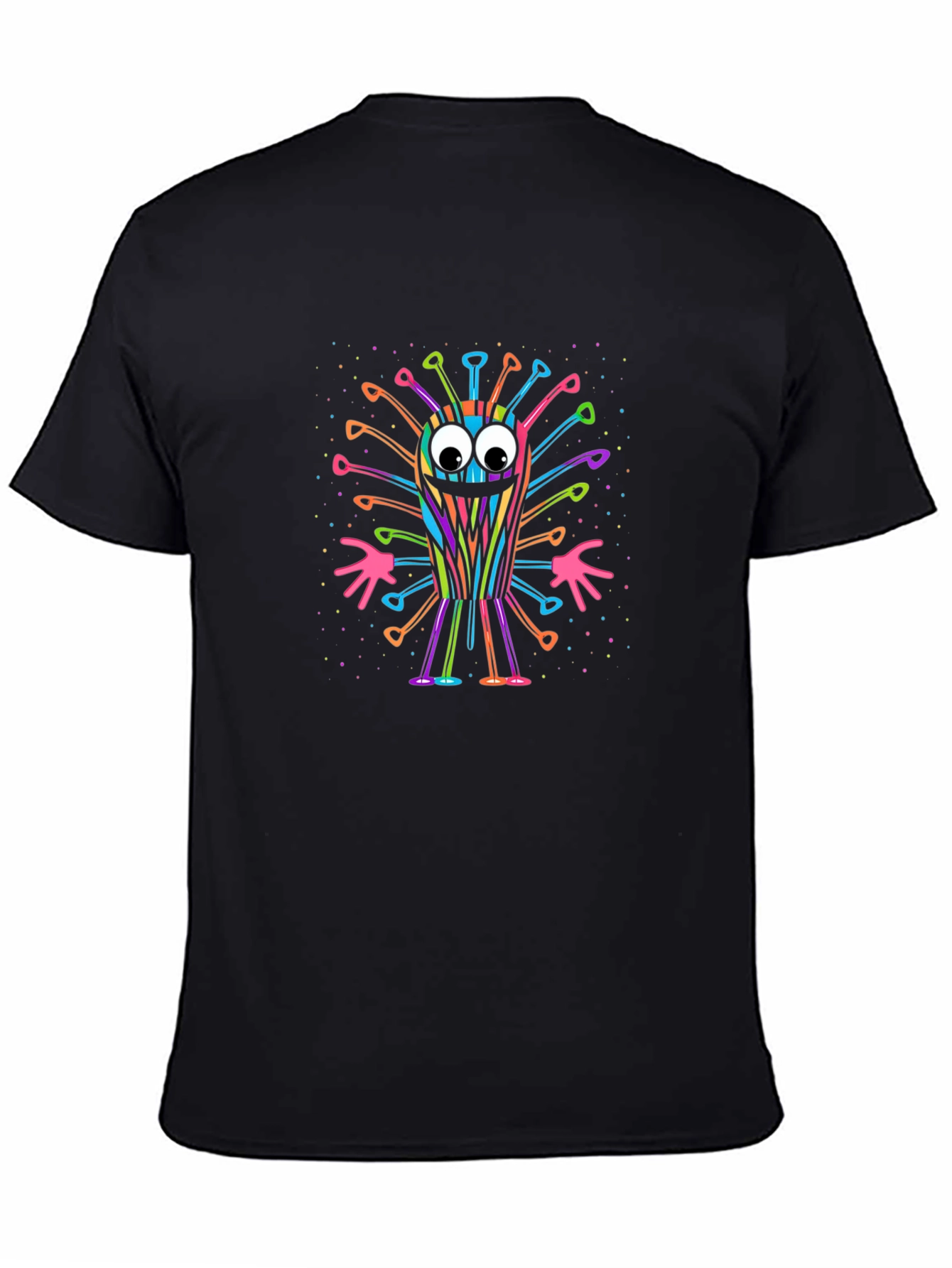 Colorful Corona Virus Cartoon T-Shirt