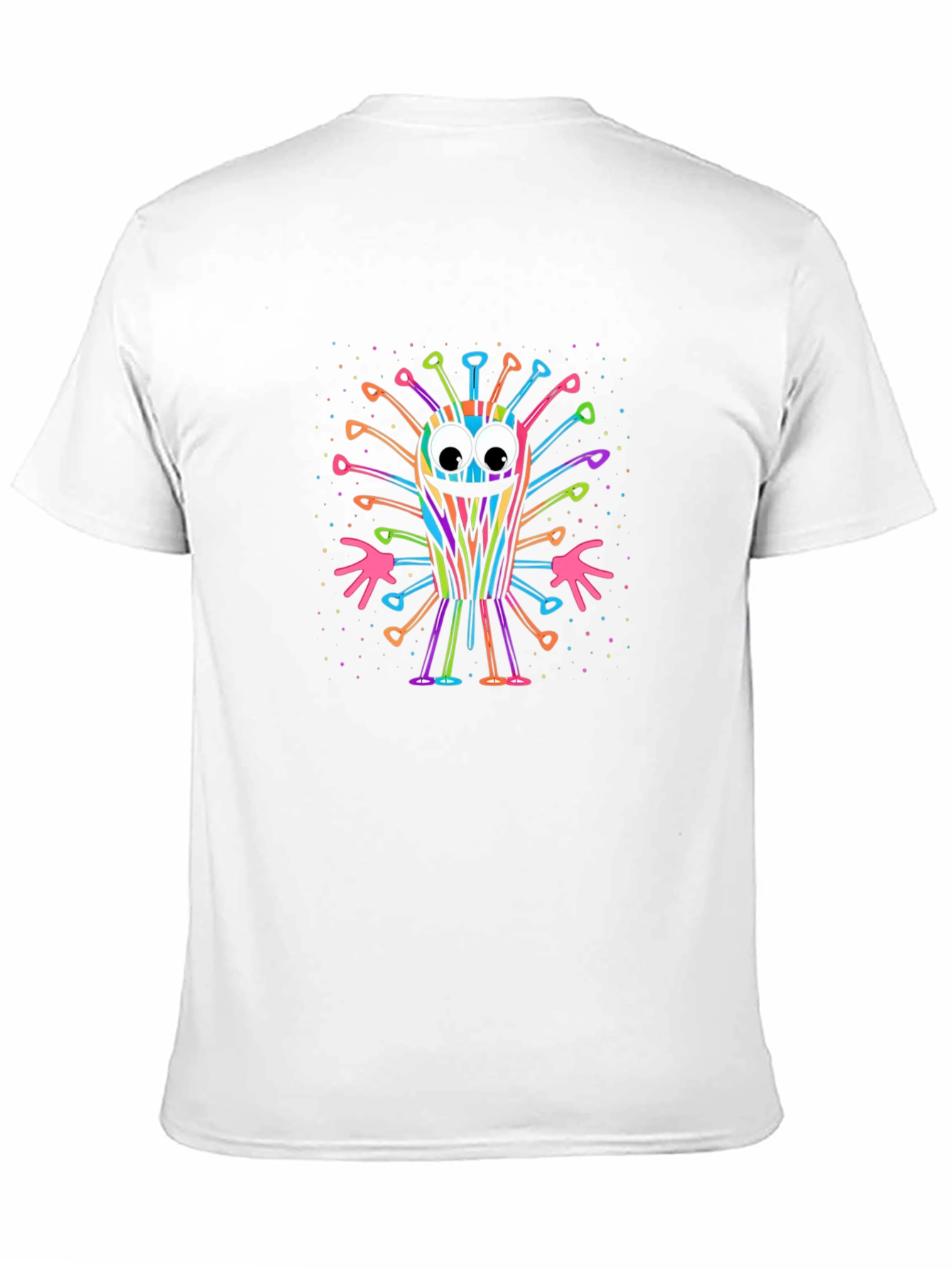 Colorful Corona Virus Cartoon T-Shirt