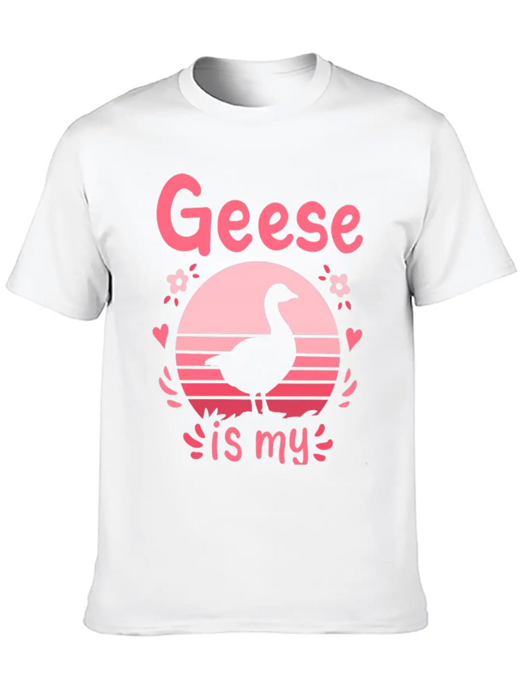 Geese Goose Spirit Animal Unisex Short Sleeve Soft Cotton T-Shirt – Casual Everyday Wear