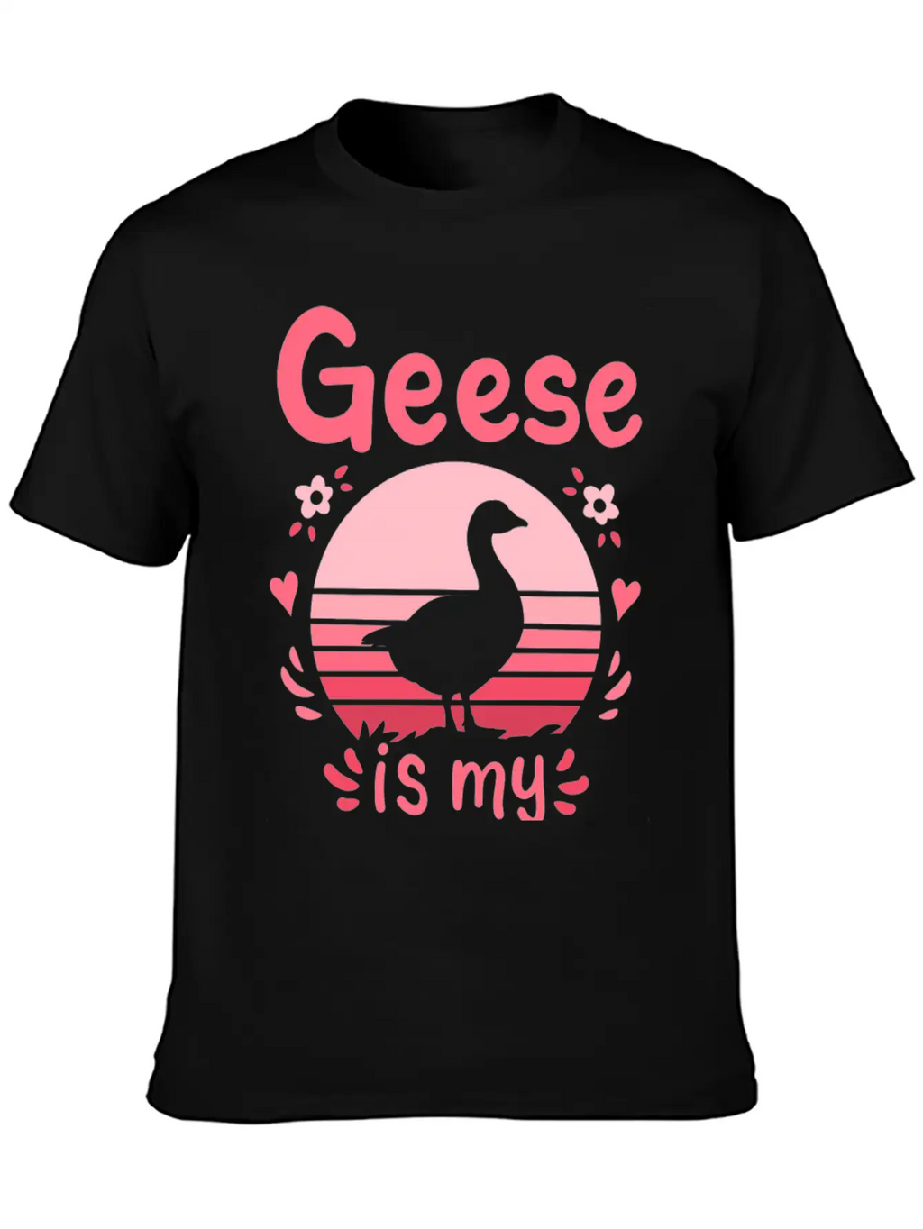 Geese Goose Spirit Animal Unisex Short Sleeve Soft Cotton T-Shirt – Casual Everyday Wear