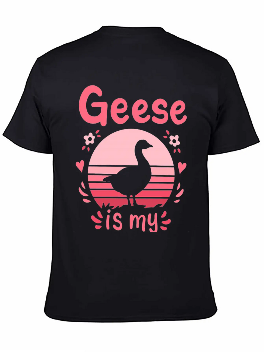 Geese Goose Spirit Animal Unisex Short Sleeve Soft Cotton T-Shirt – Casual Everyday Wear