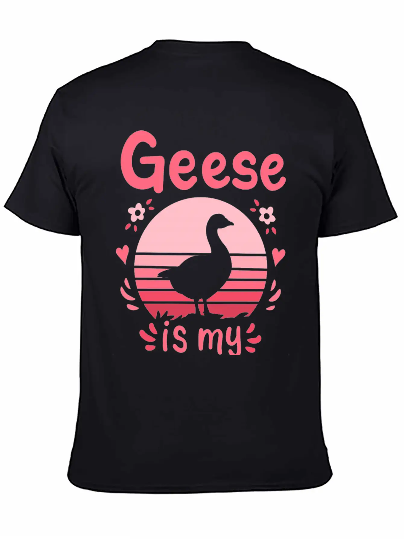 Geese Goose Spirit Animal Unisex Short Sleeve Soft Cotton T-Shirt – Casual Everyday Wear