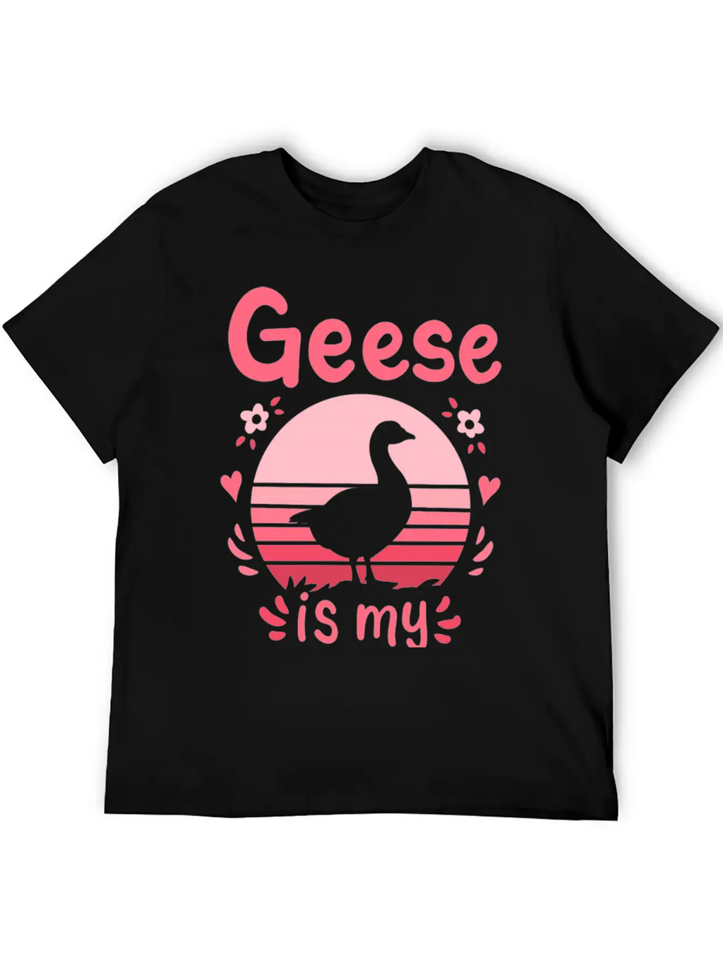 Geese Goose Spirit Animal Unisex Short Sleeve Soft Cotton T-Shirt – Casual Everyday Wear
