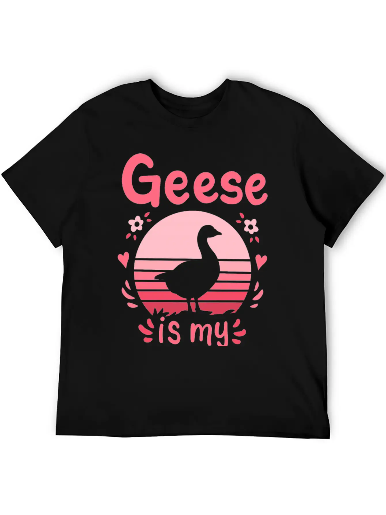 Geese Goose Spirit Animal Unisex Short Sleeve Soft Cotton T-Shirt – Casual Everyday Wear