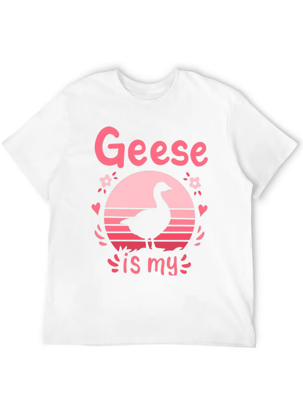 Geese Goose Spirit Animal Unisex Short Sleeve Soft Cotton T-Shirt – Casual Everyday Wear