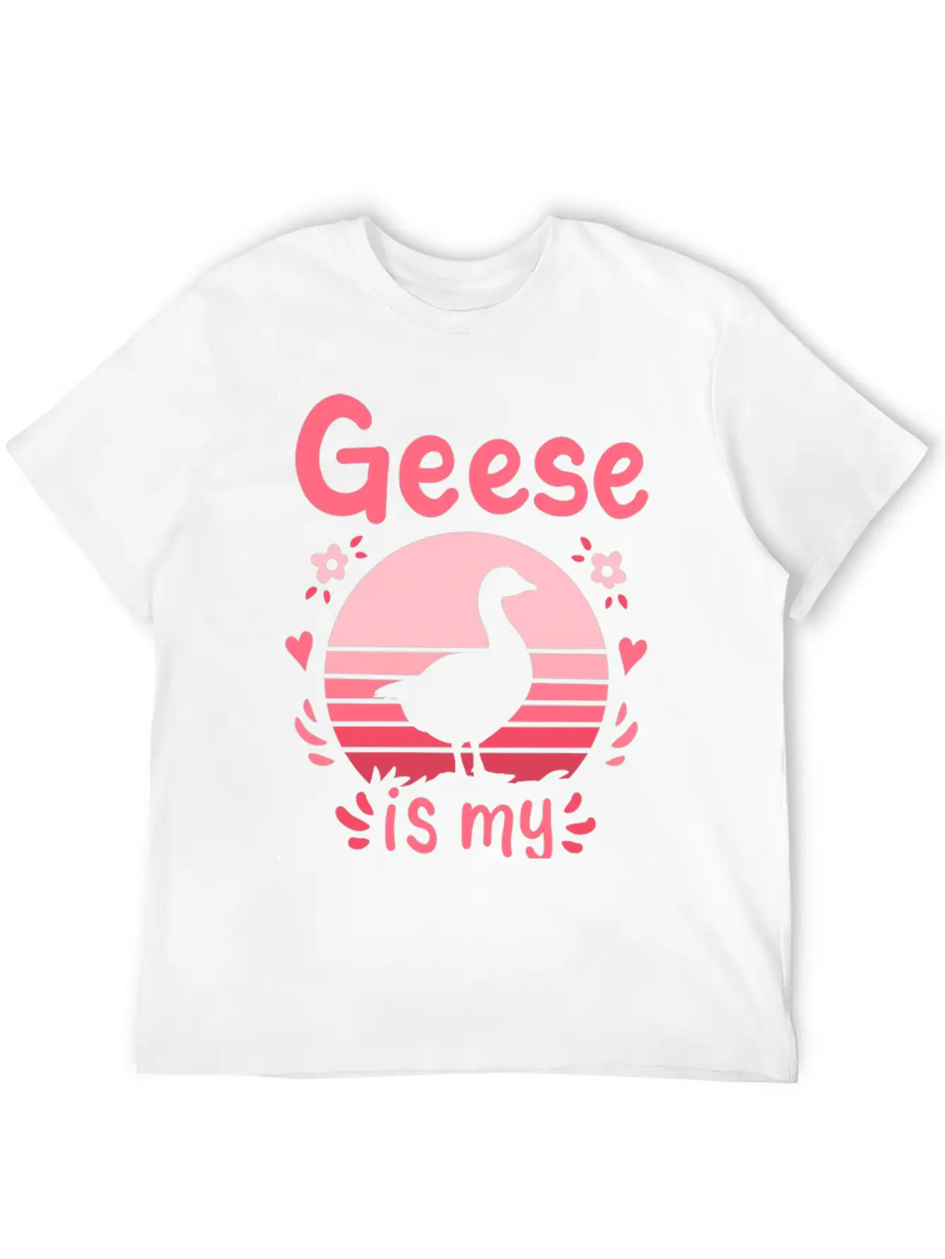 Geese Goose Spirit Animal Unisex Short Sleeve Soft Cotton T-Shirt – Casual Everyday Wear