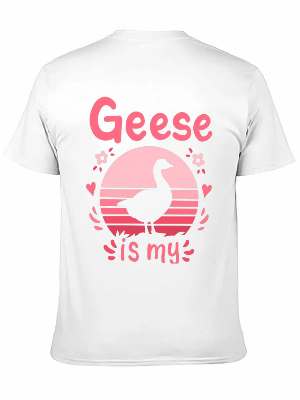 Geese Goose Spirit Animal Unisex Short Sleeve Soft Cotton T-Shirt – Casual Everyday Wear