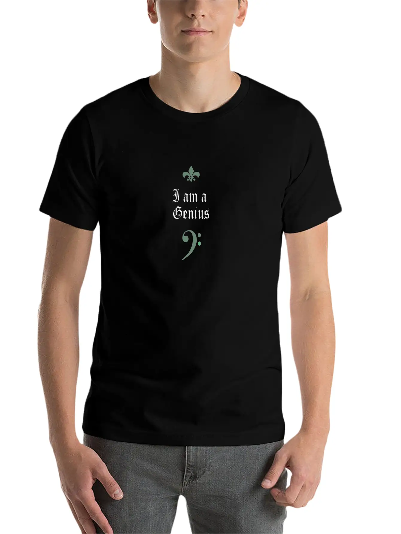 Genius Style Unisex Casual T-Shirt – Clean Design For Daily Comfort