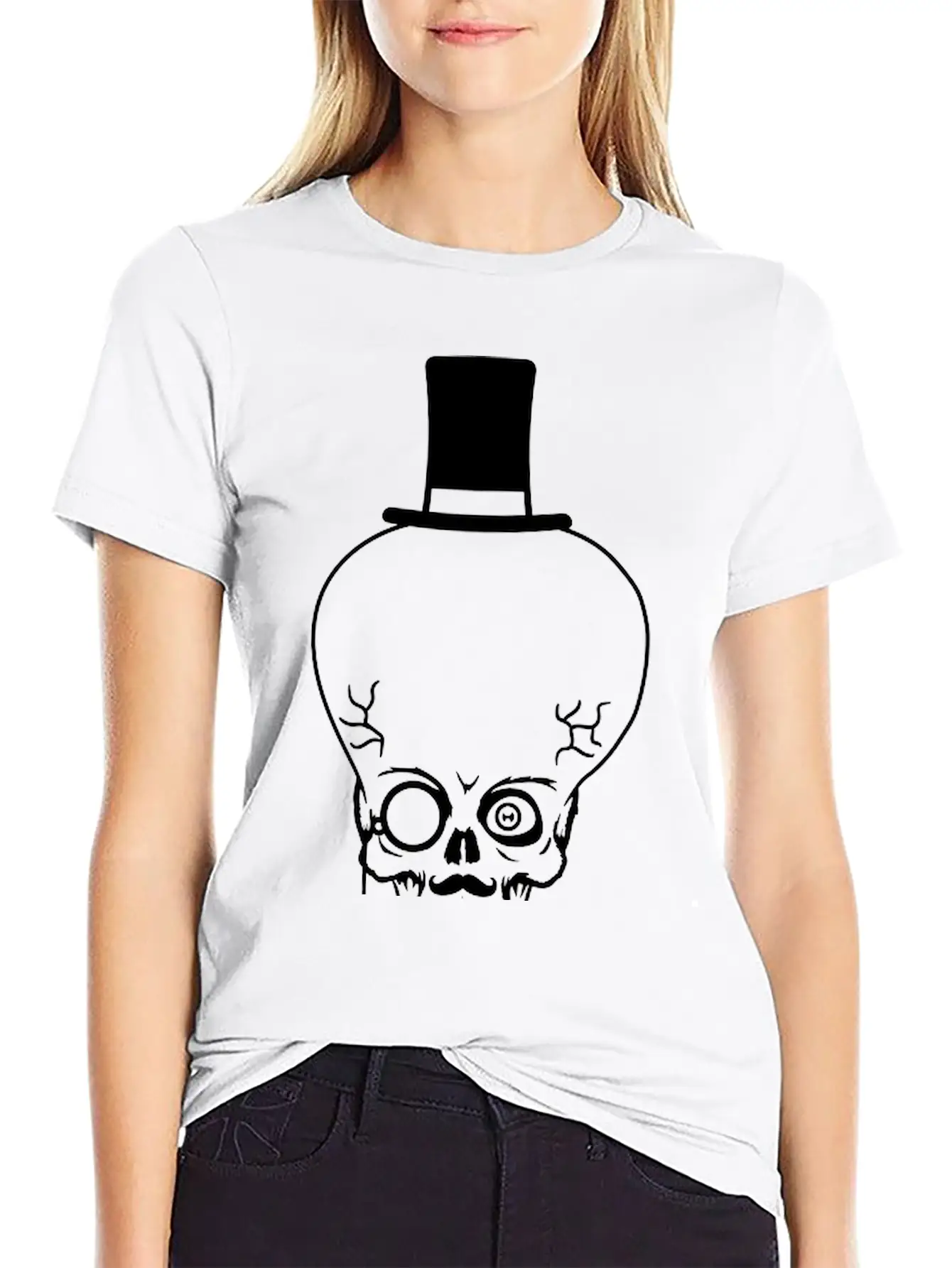 Gentlemen Rich Sir Mustache Mustache Cylinder Hat Unisex Casual T-Shirt – Clean Design For Daily Comfort