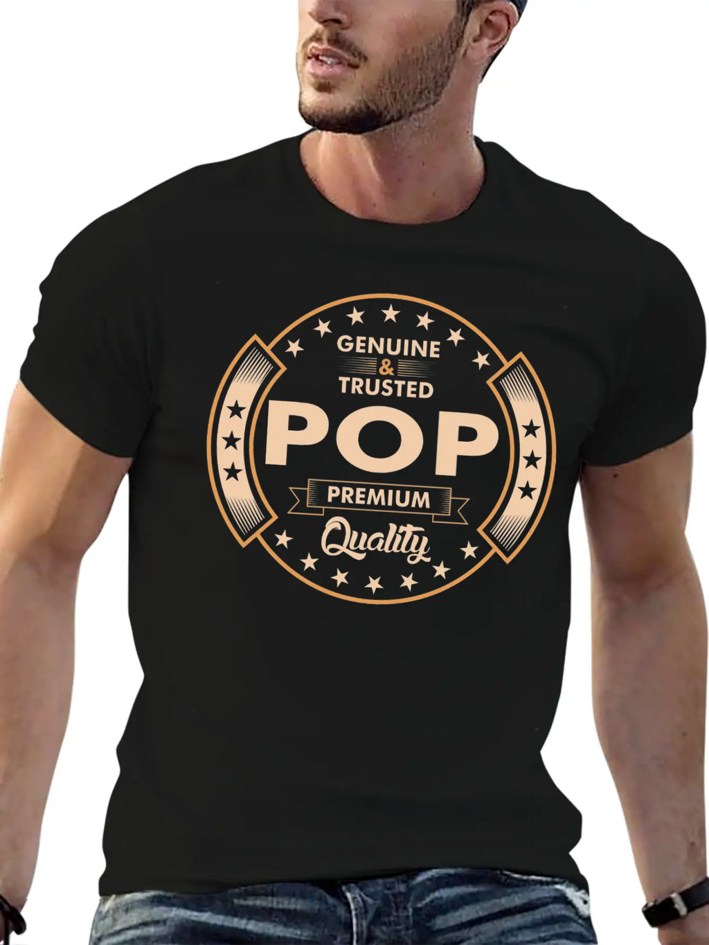 Genuine And Trusted Pop Premium Quality Unisex Short Sleeve Soft Cotton T-Shirt – Casual Everyday Wear