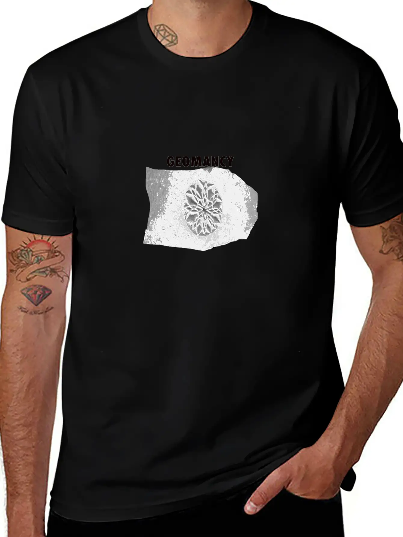 Geomancy V3:1 Unisex Short Sleeve Soft Cotton T-Shirt – Casual Everyday Wear