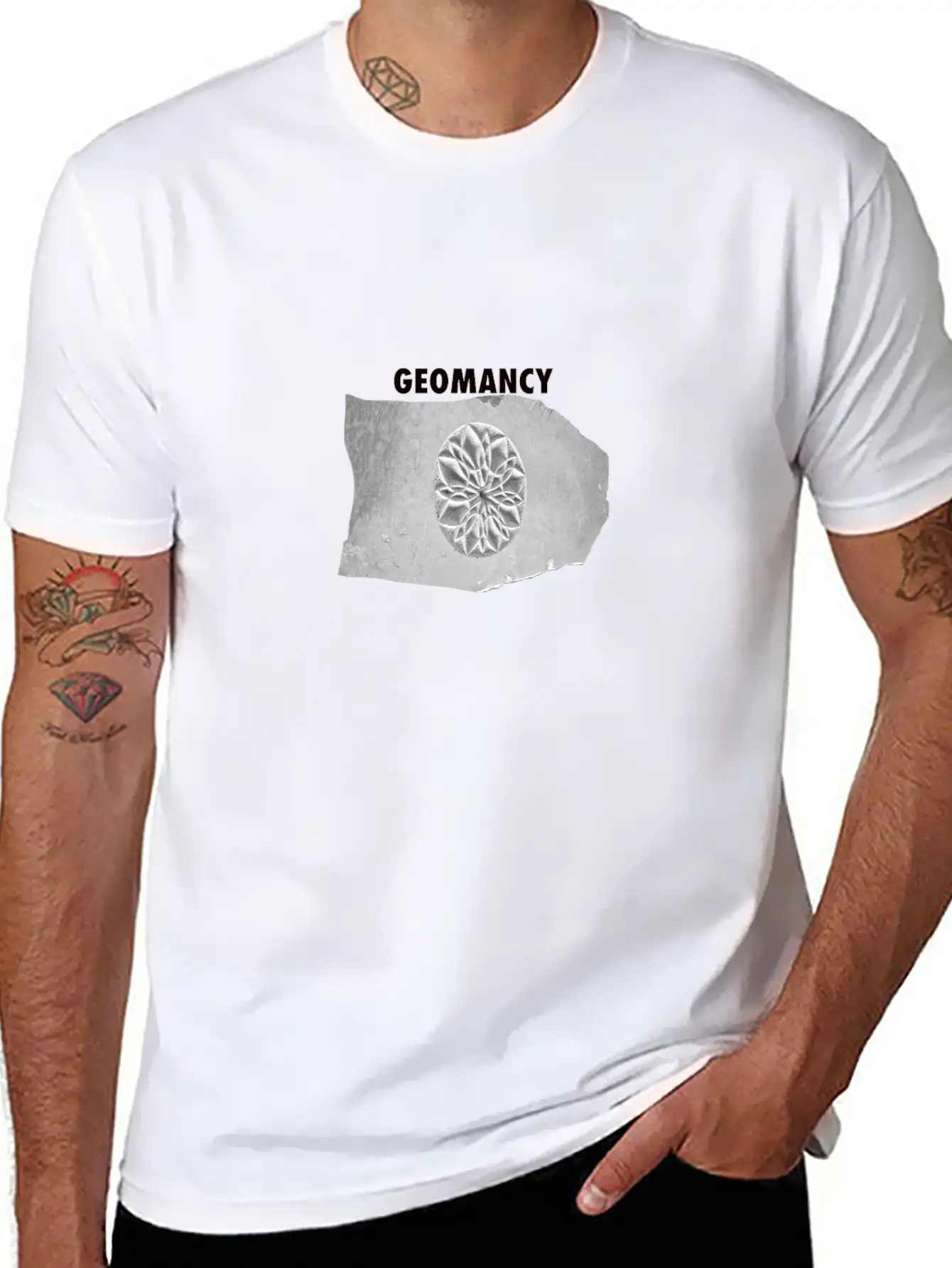 Geomancy V3:1 Unisex Short Sleeve Soft Cotton T-Shirt – Casual Everyday Wear