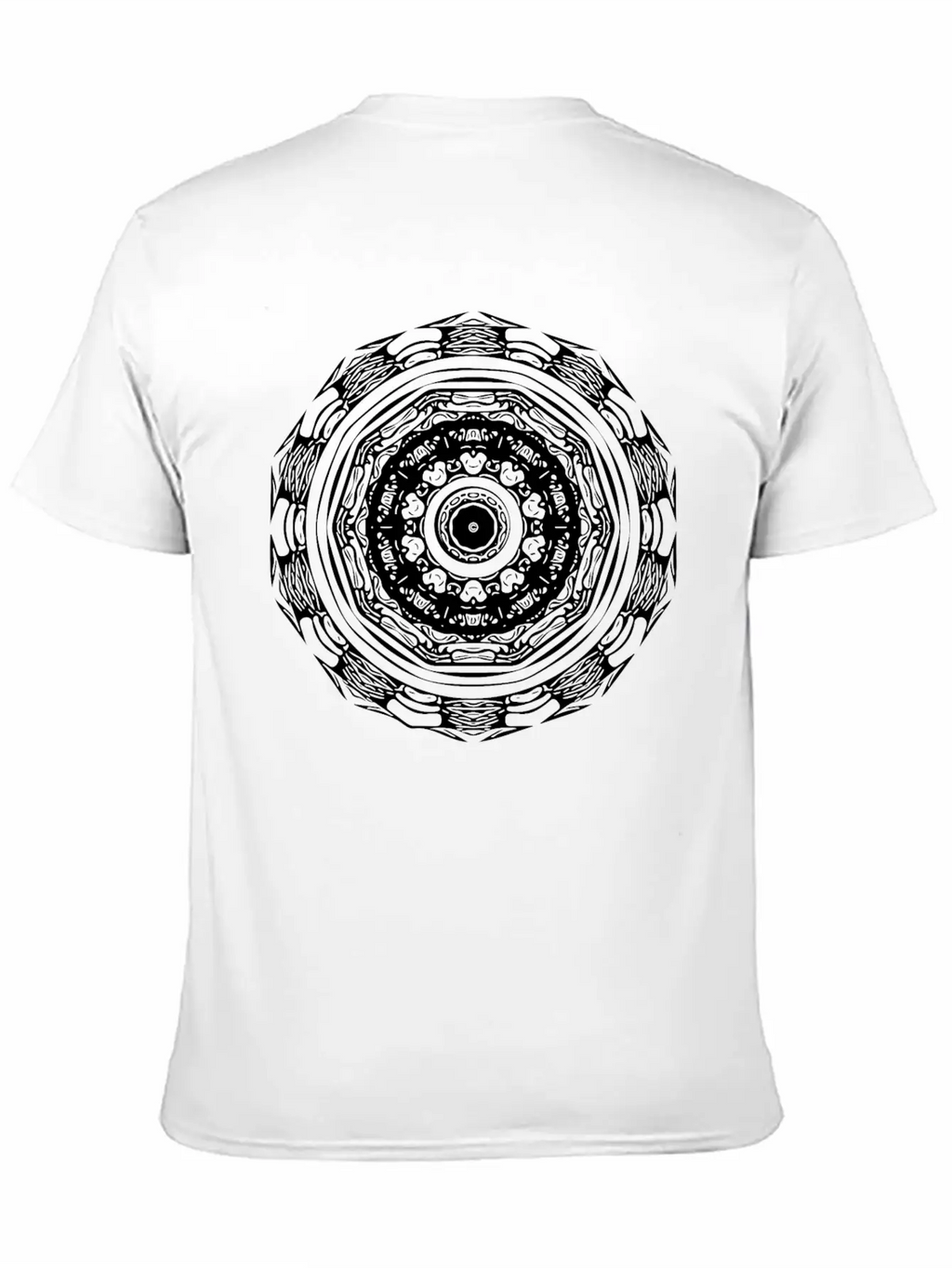 Geometric Circle Mandala Stylish Everyday T-Shirt – Unisex Basic Cotton Tee