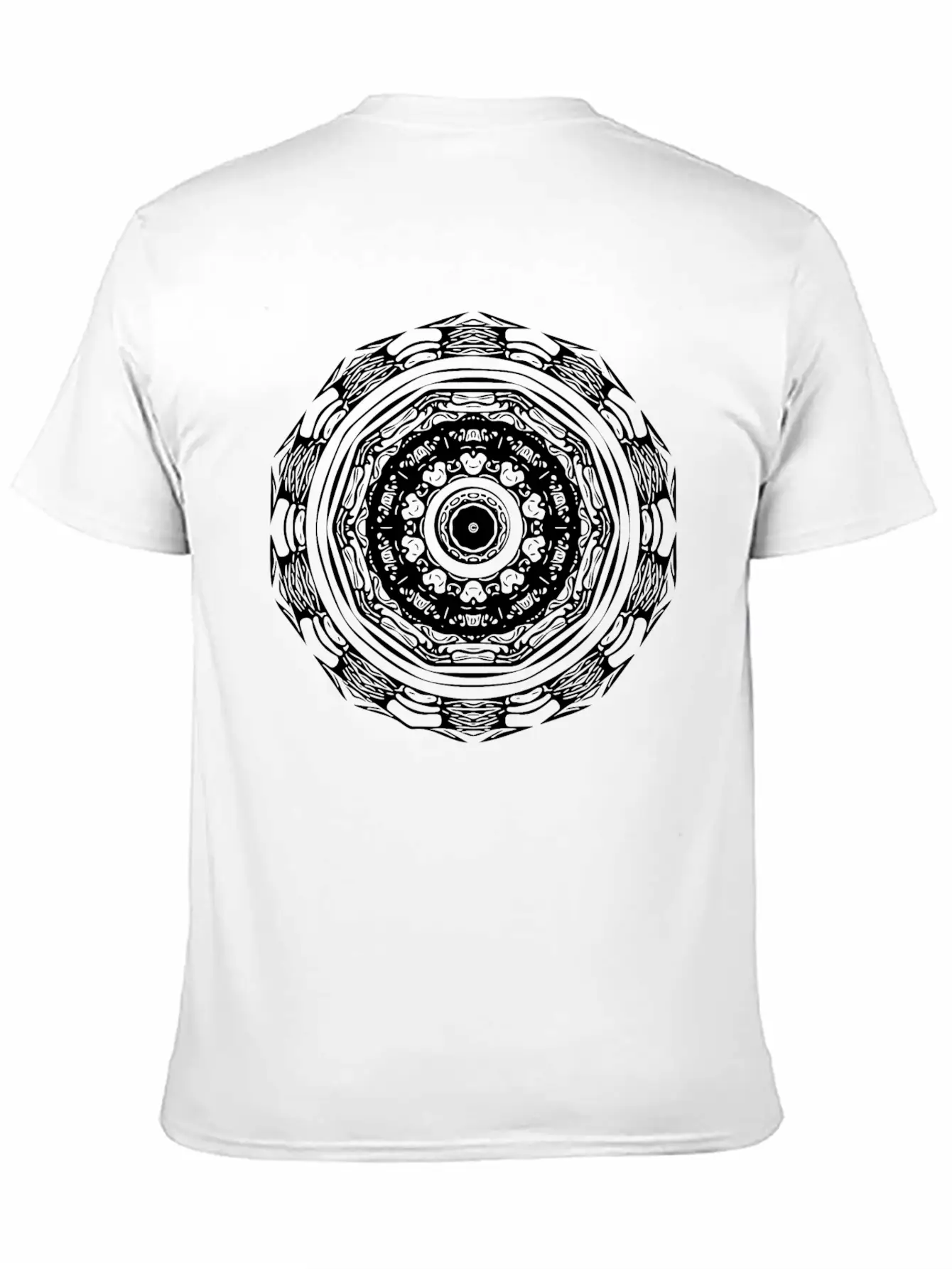 Geometric Circle Mandala Stylish Everyday T-Shirt – Unisex Basic Cotton Tee