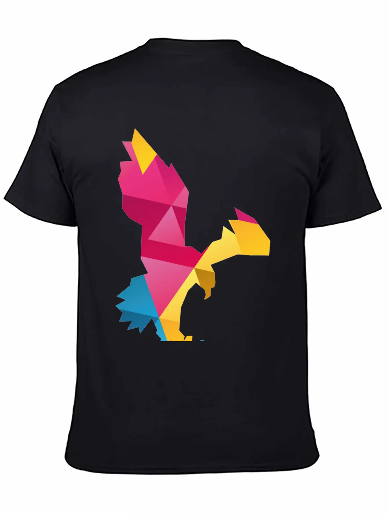 Geometric Eagle Essential Cotton Tee For Daily Outfits – Unisex Style