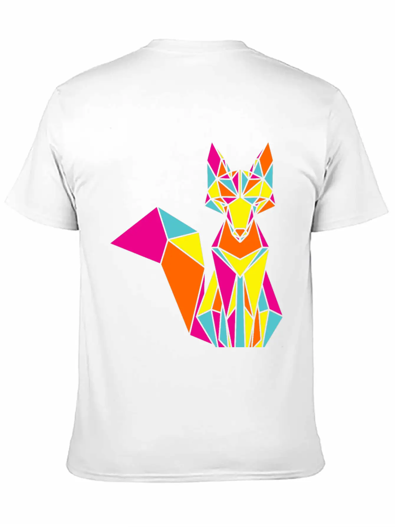 Geometric Fox 01 Stylish Everyday T-Shirt – Unisex Basic Cotton Tee