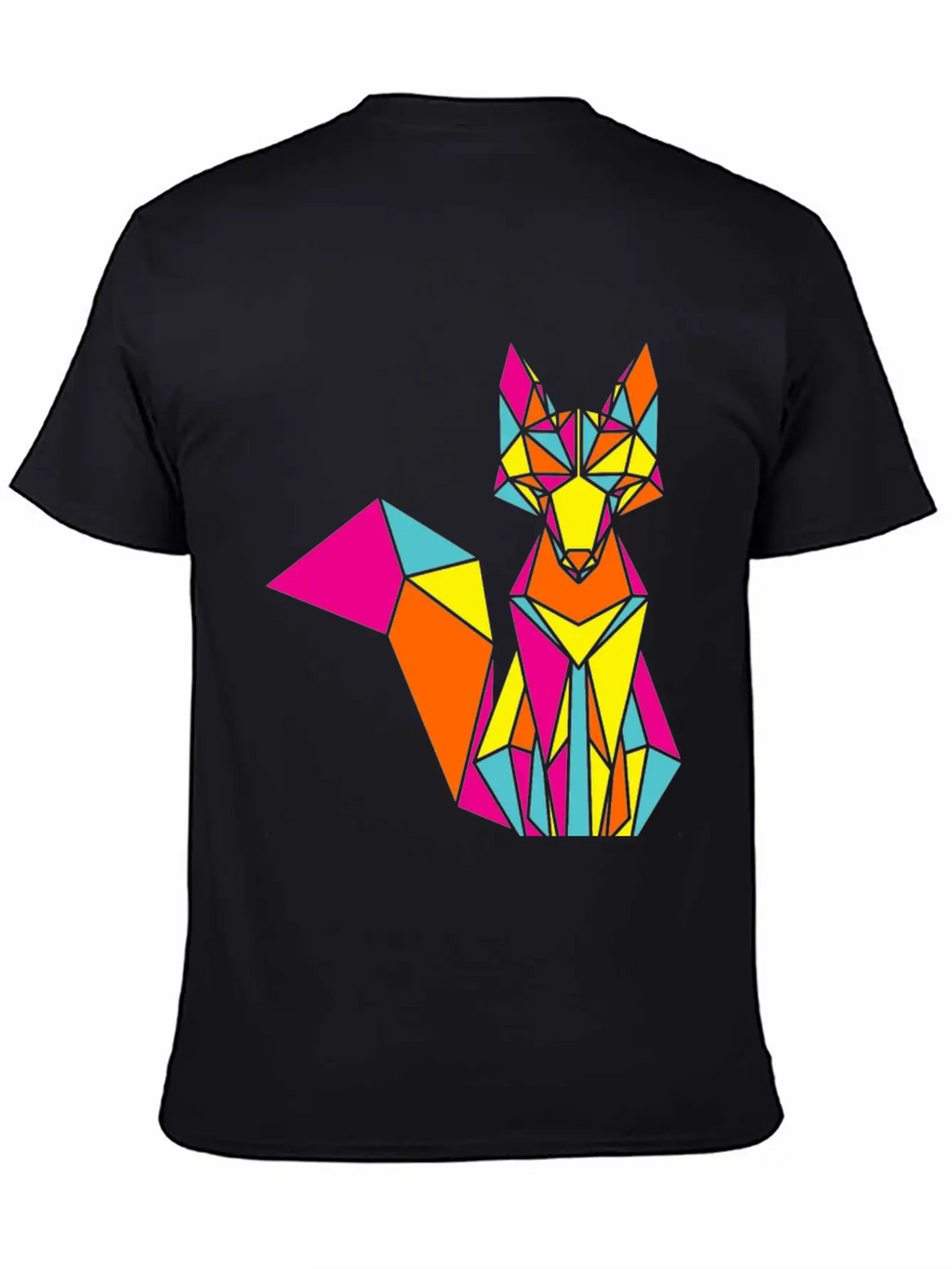 Geometric Fox 01 Stylish Everyday T-Shirt – Unisex Basic Cotton Tee