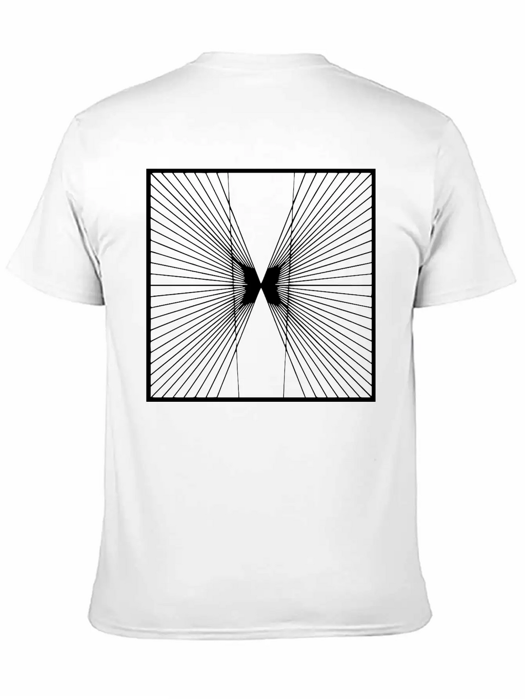 Geometric Illusion Unisex Casual T-Shirt – Clean Design For Daily Comfort