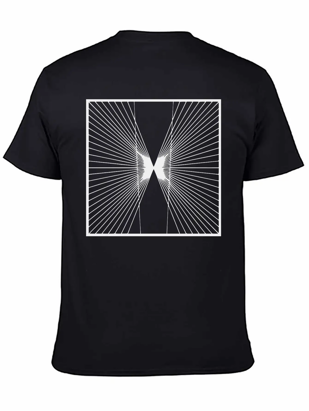 Geometric Illusion Unisex Casual T-Shirt – Clean Design For Daily Comfort