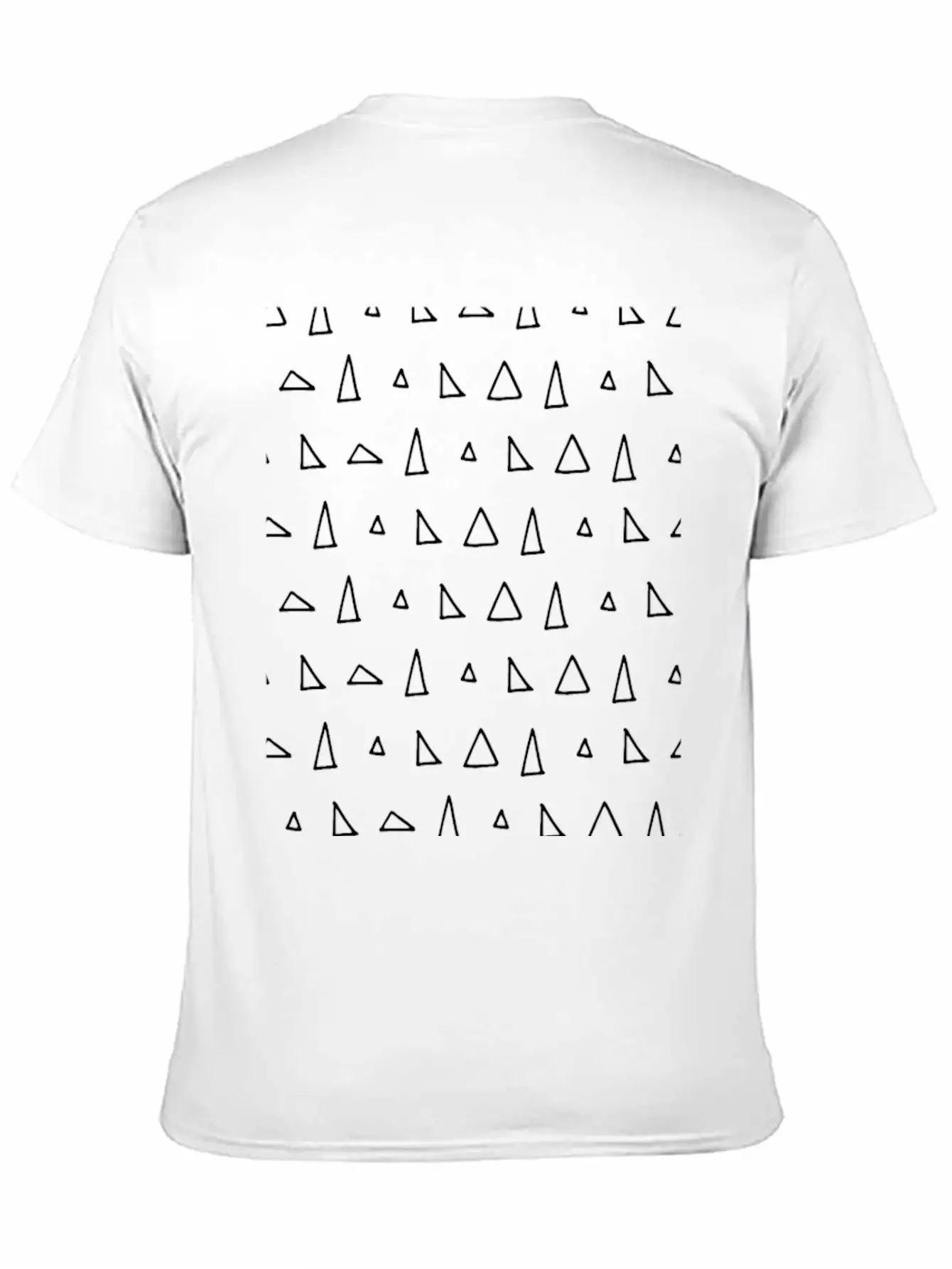 Geometric Triangle Art Unisex Casual T-Shirt – Clean Design For Daily Comfort