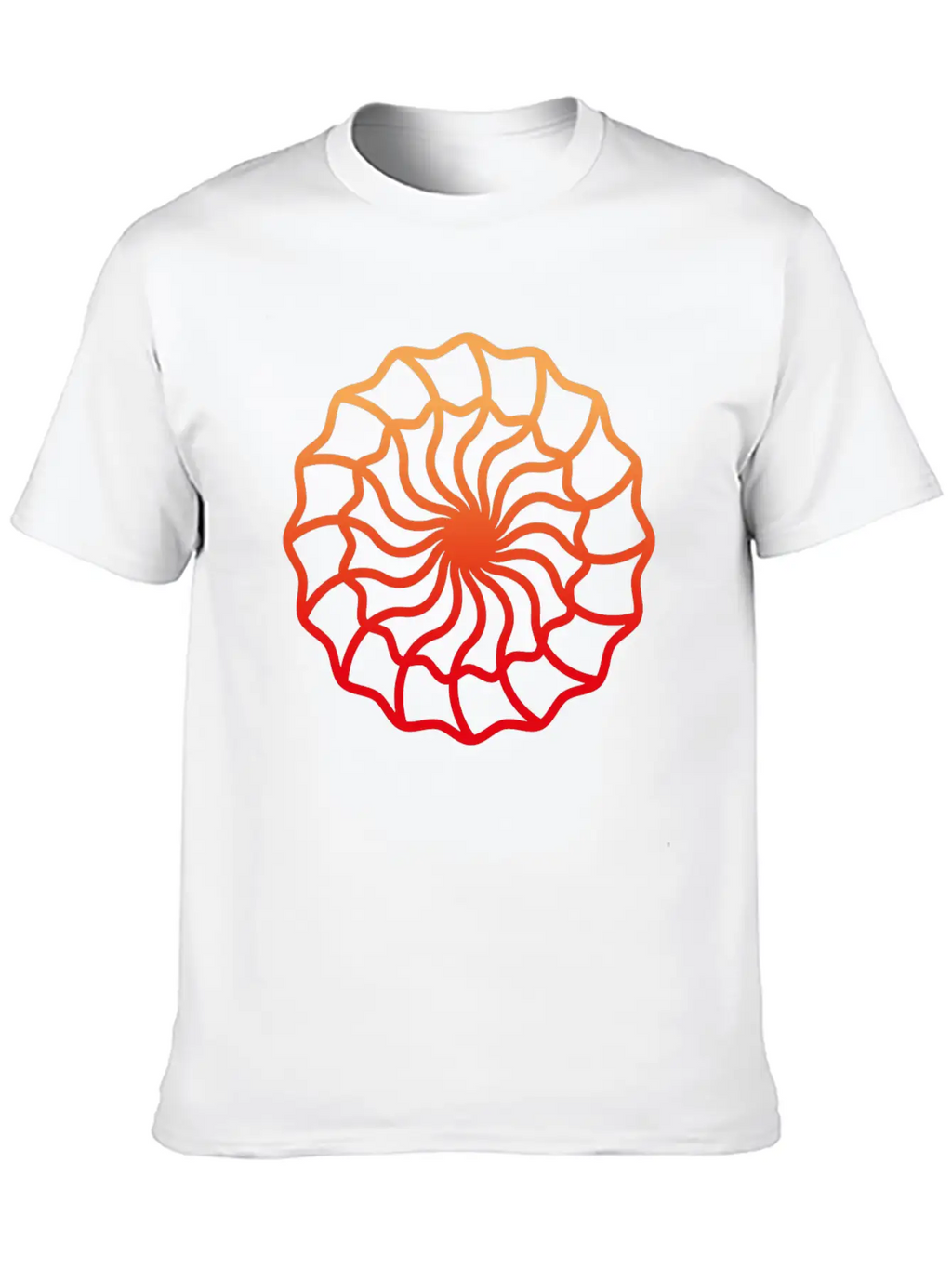 Geometry Color Circle Illusion 03 Classic Fit Graphic Tee For Daily Comfort – Unisex Cotton Shirt