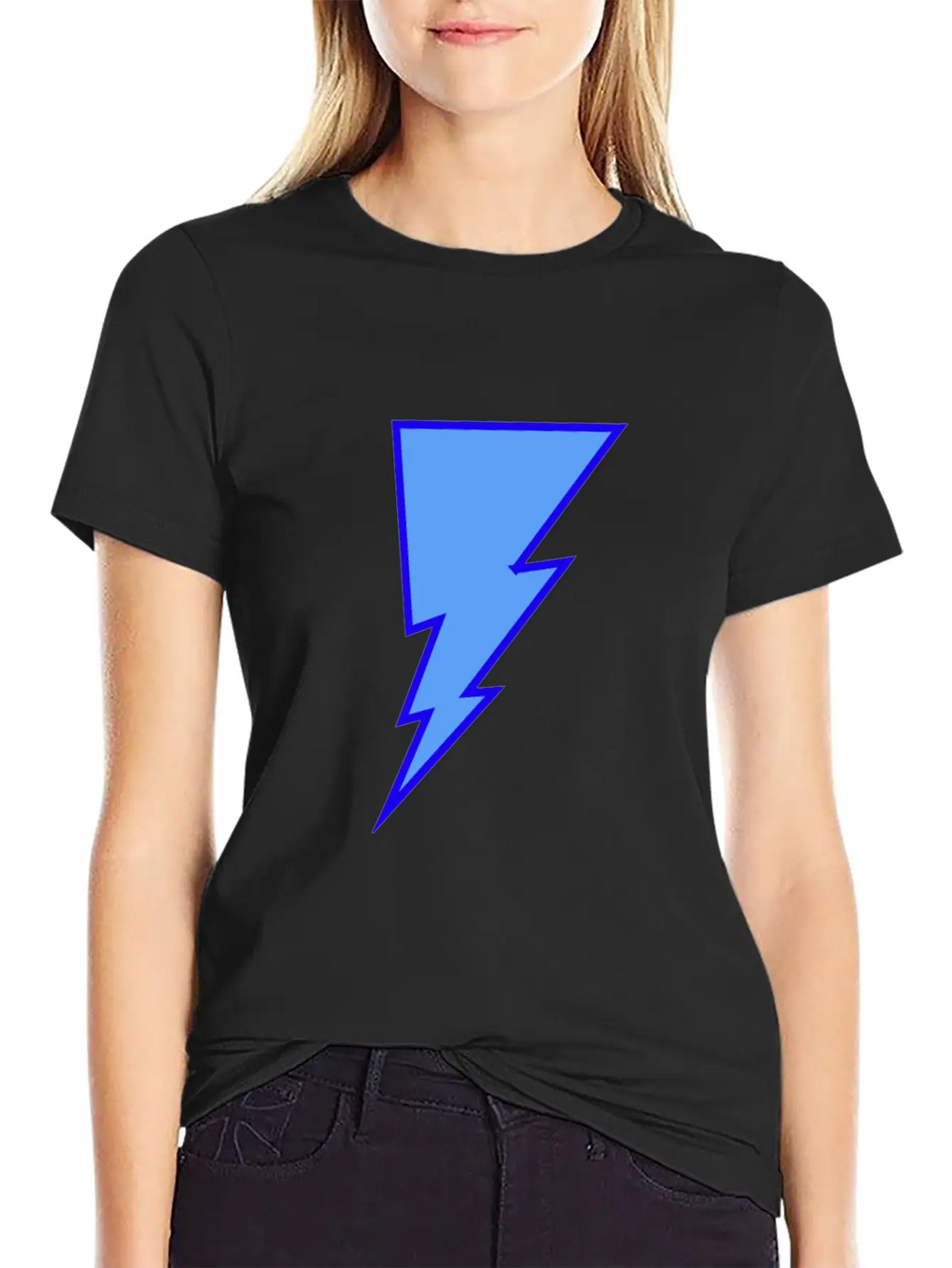George_the_GOD LightningBolt Stylish Everyday T-Shirt – Unisex Basic Cotton Tee