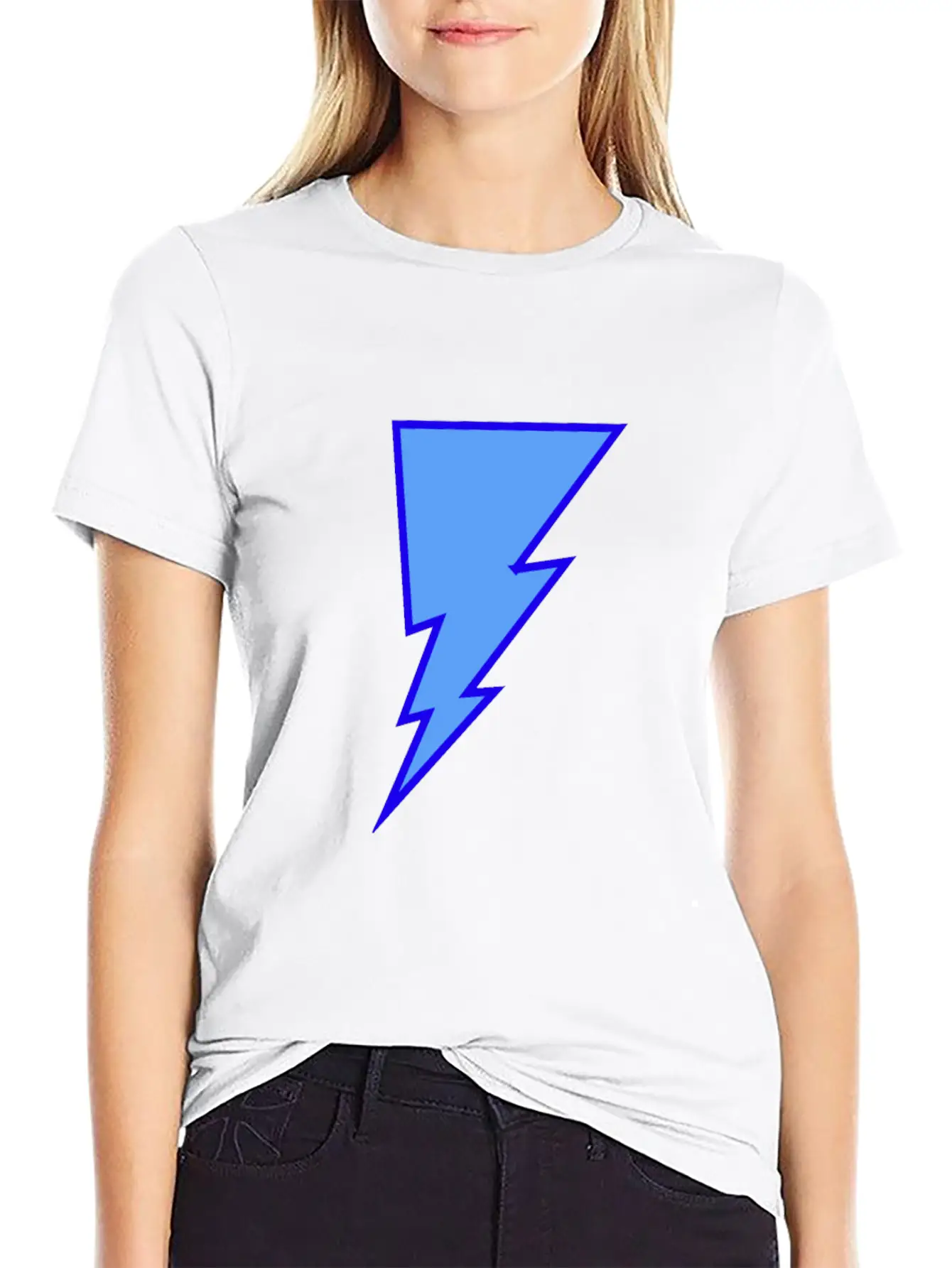 George_the_GOD LightningBolt Stylish Everyday T-Shirt – Unisex Basic Cotton Tee