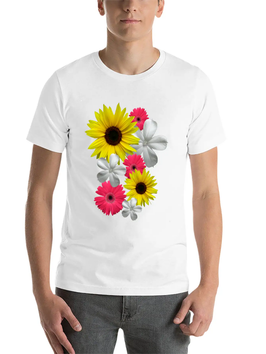 Gerbera Bloom Flower Gerberas Sunflower Floral Classic Fit Graphic Tee For Daily Comfort – Unisex Cotton Shirt
