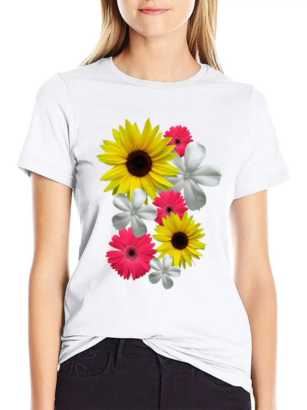 Gerbera Bloom Flower Gerberas Sunflower Floral Classic Fit Graphic Tee For Daily Comfort – Unisex Cotton Shirt
