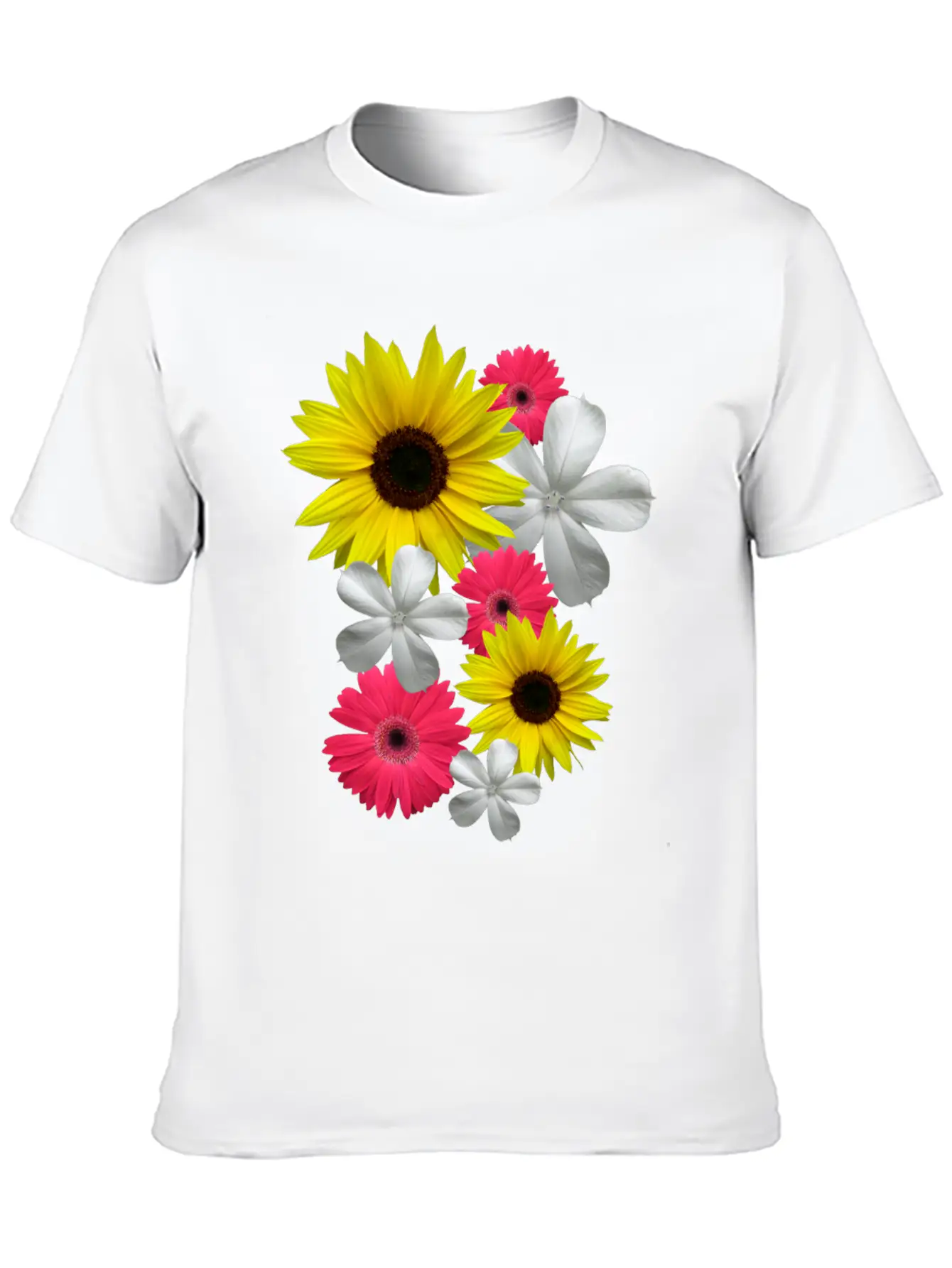 Gerbera Bloom Flower Gerberas Sunflower Floral Classic Fit Graphic Tee For Daily Comfort – Unisex Cotton Shirt